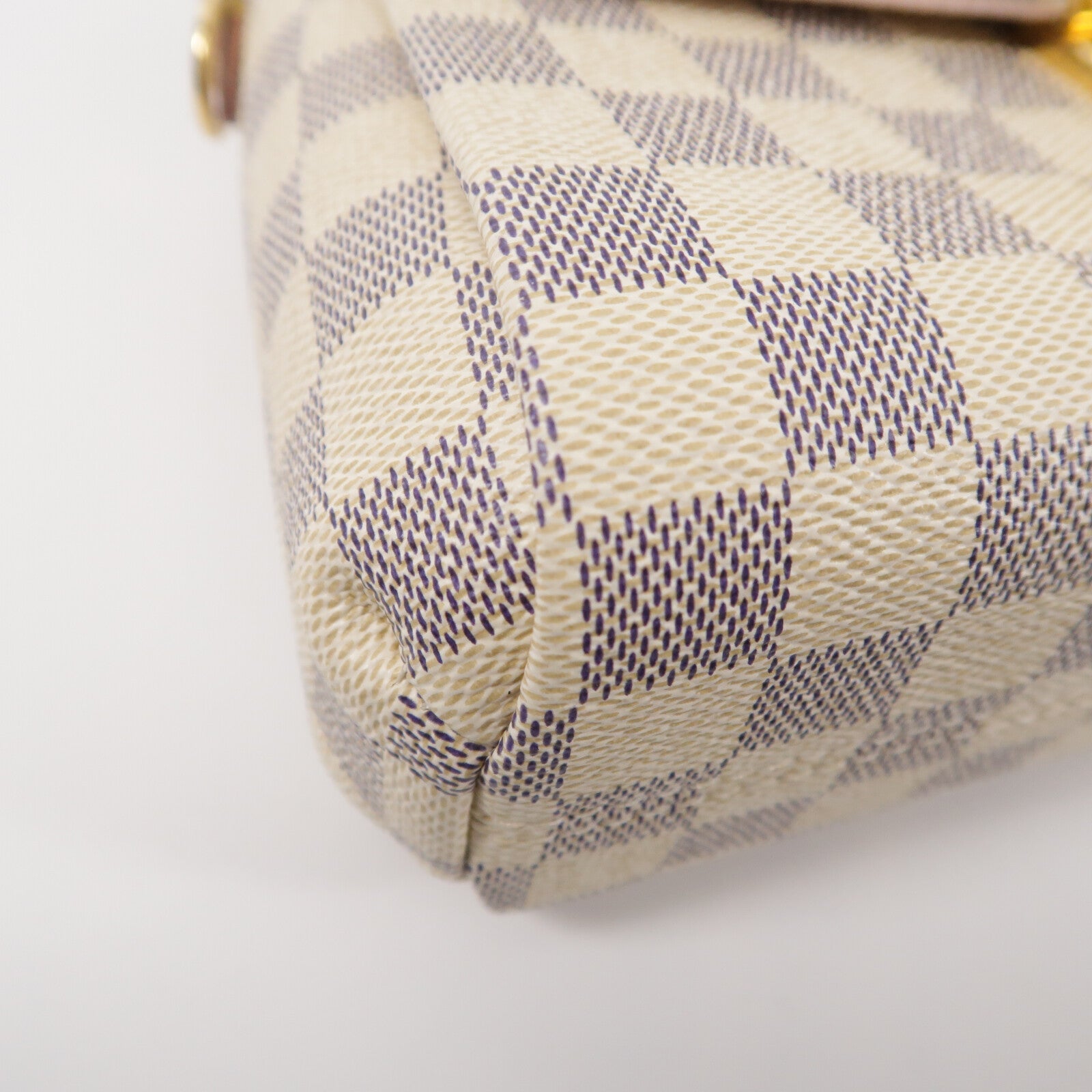 LOUIS VUITTON Damier Azur Croisette手挽肩背兩用袋