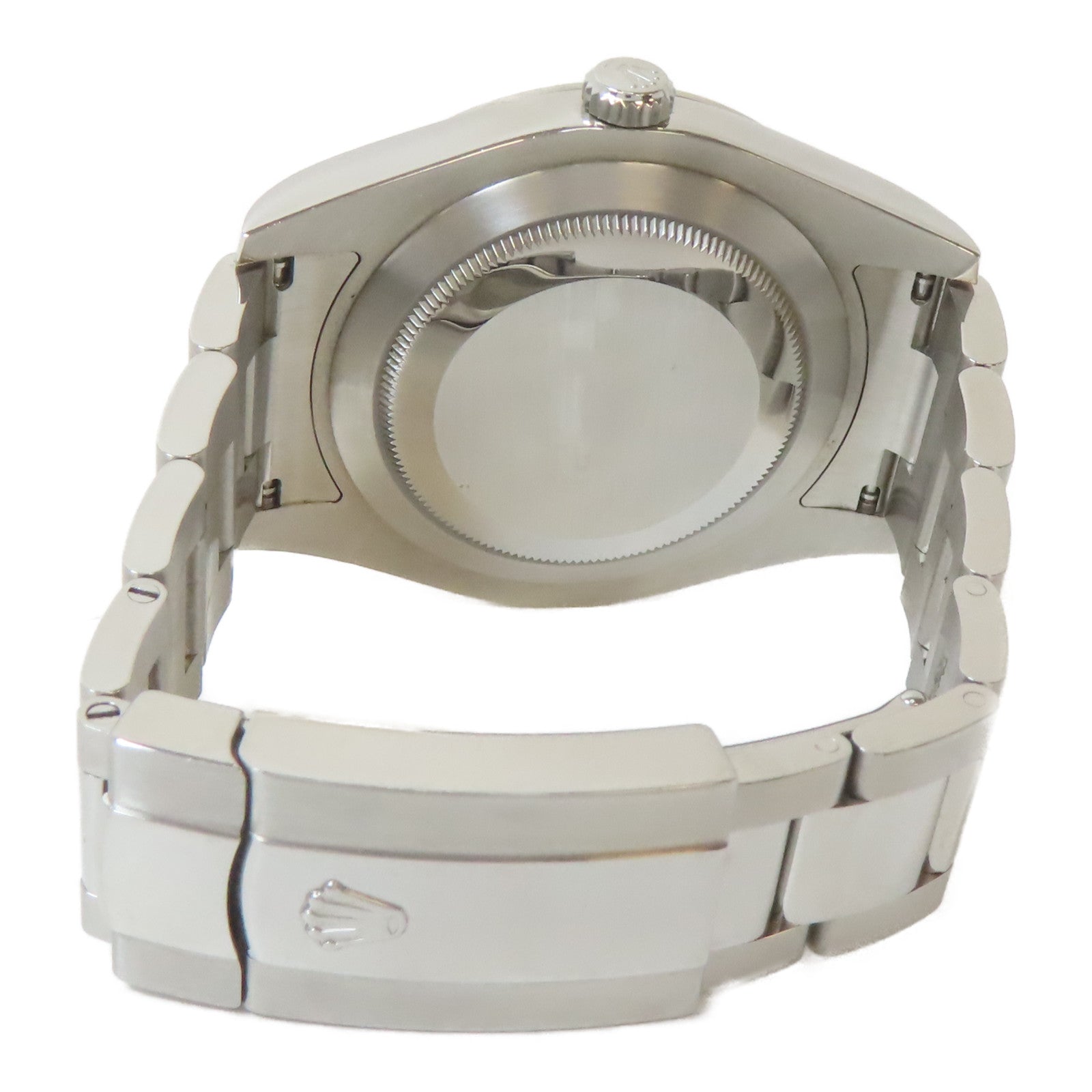 ROLEX Datejust II 18K白金/不鏽鋼手錶自動機芯灰色