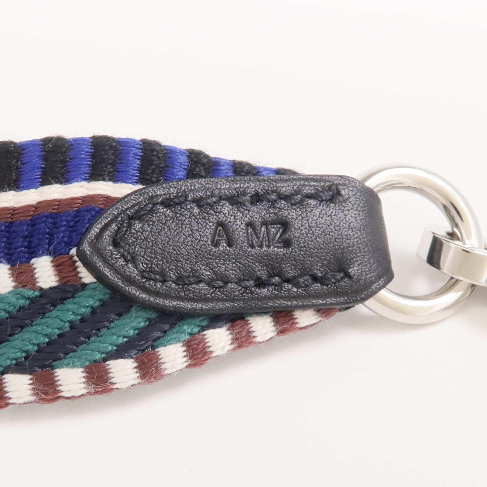 HERMES 帆布Strap 70cm銀扣肩帶