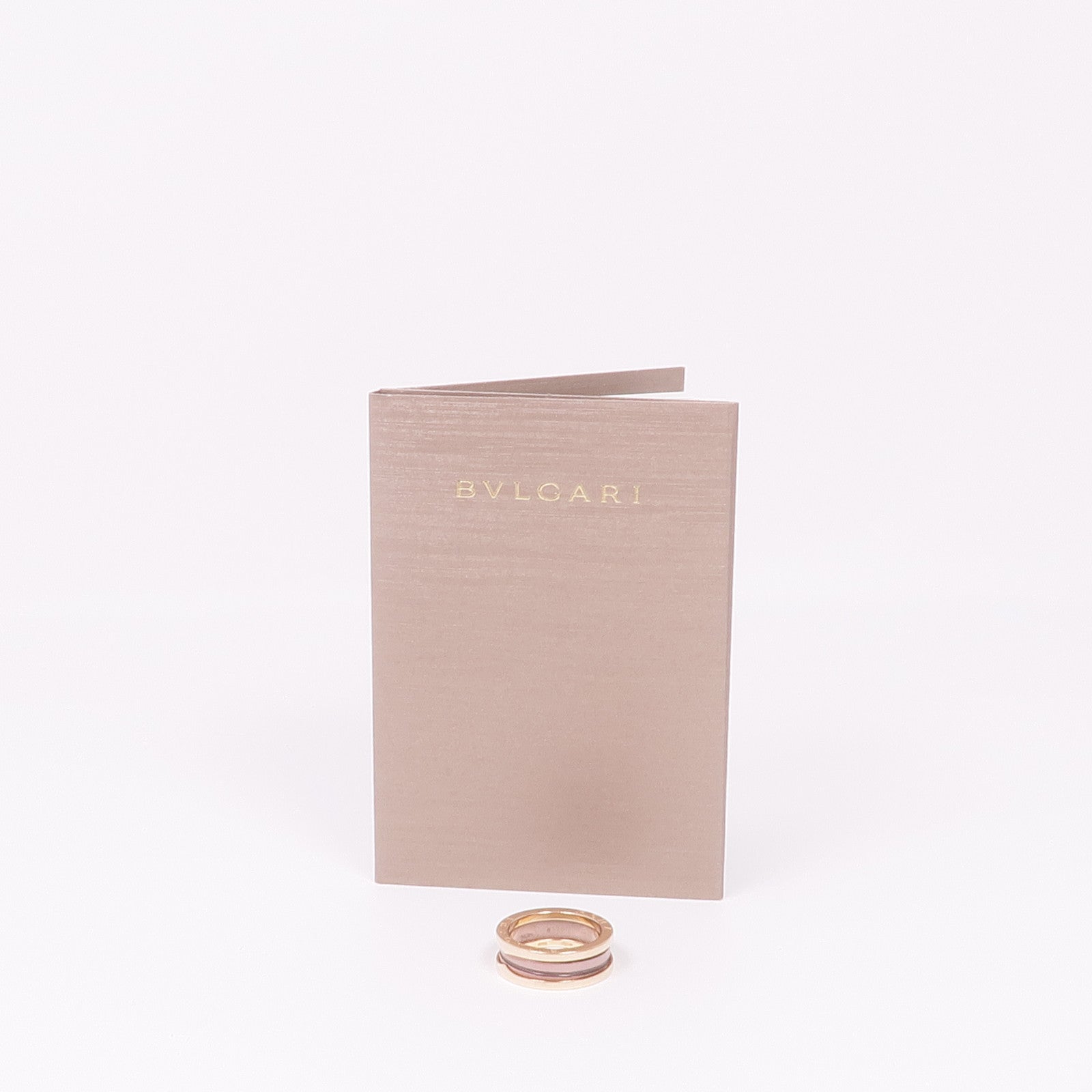 BVLGARI 18K玫瑰金/金屬B.zero1 Ring戒指Bvlgari#62/US#9.75