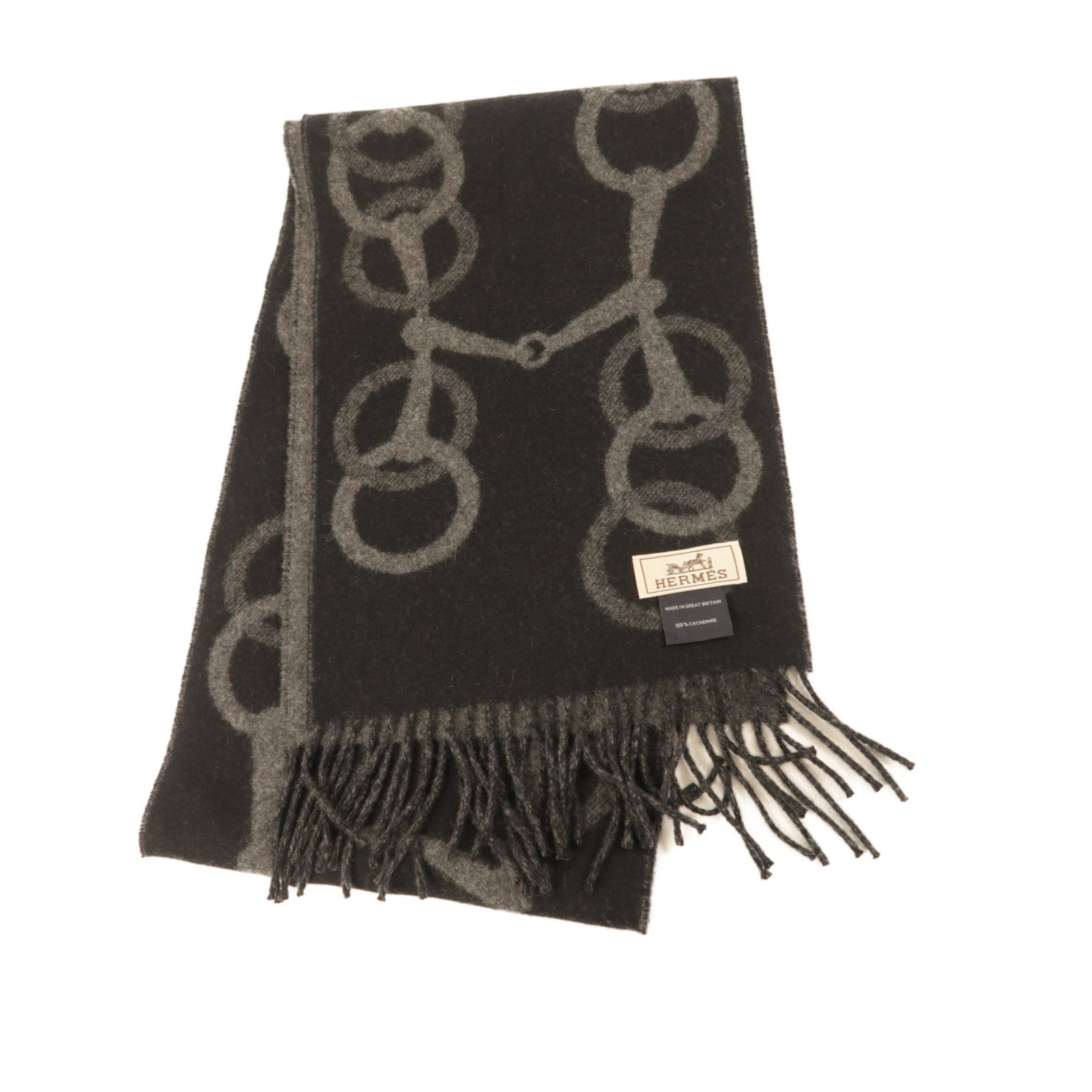 HERMES 羊絨Muffler圍巾