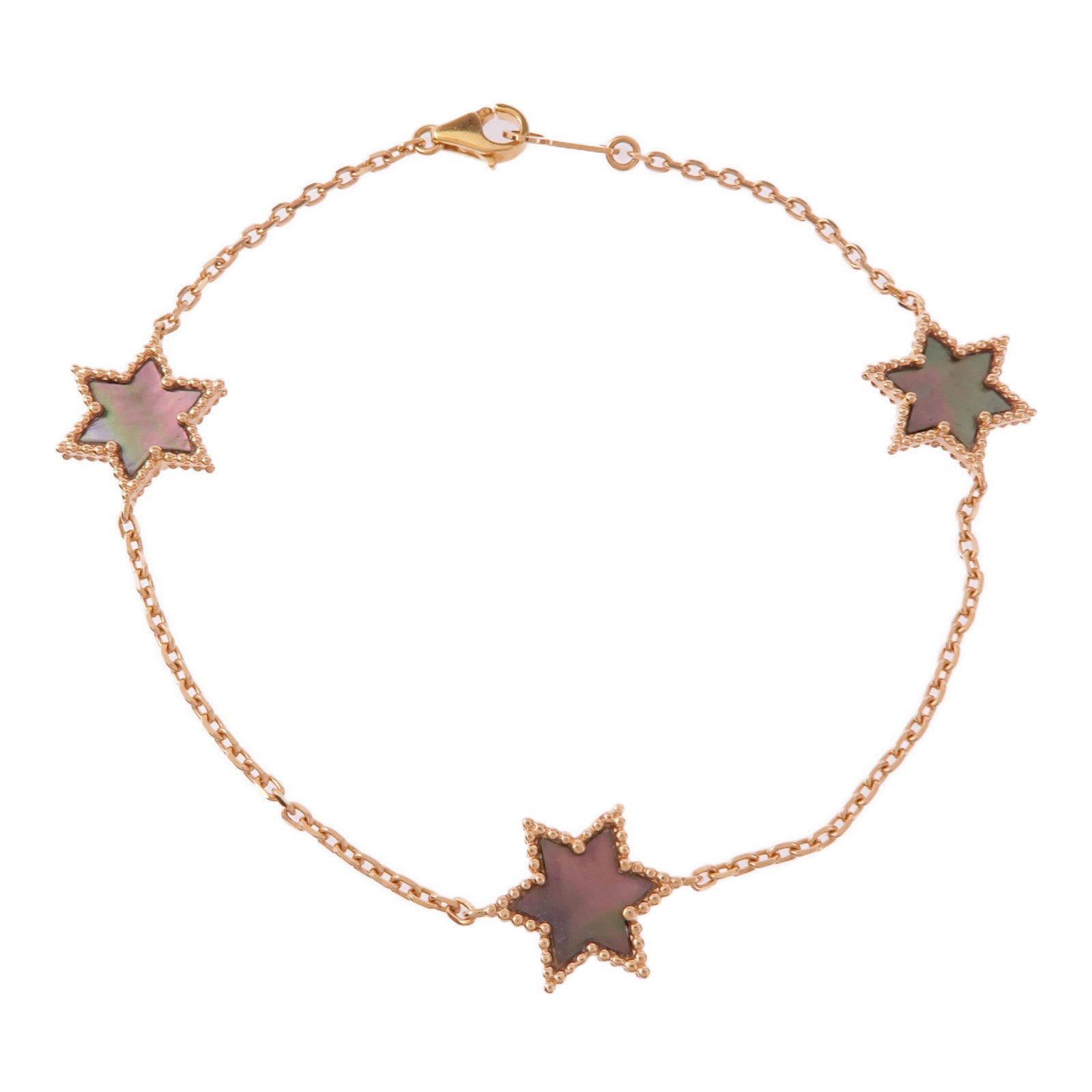 JEWELRY 【激減優惠】18K玫瑰金Mother Of Pearl Bracelet珍珠母貝手鏈