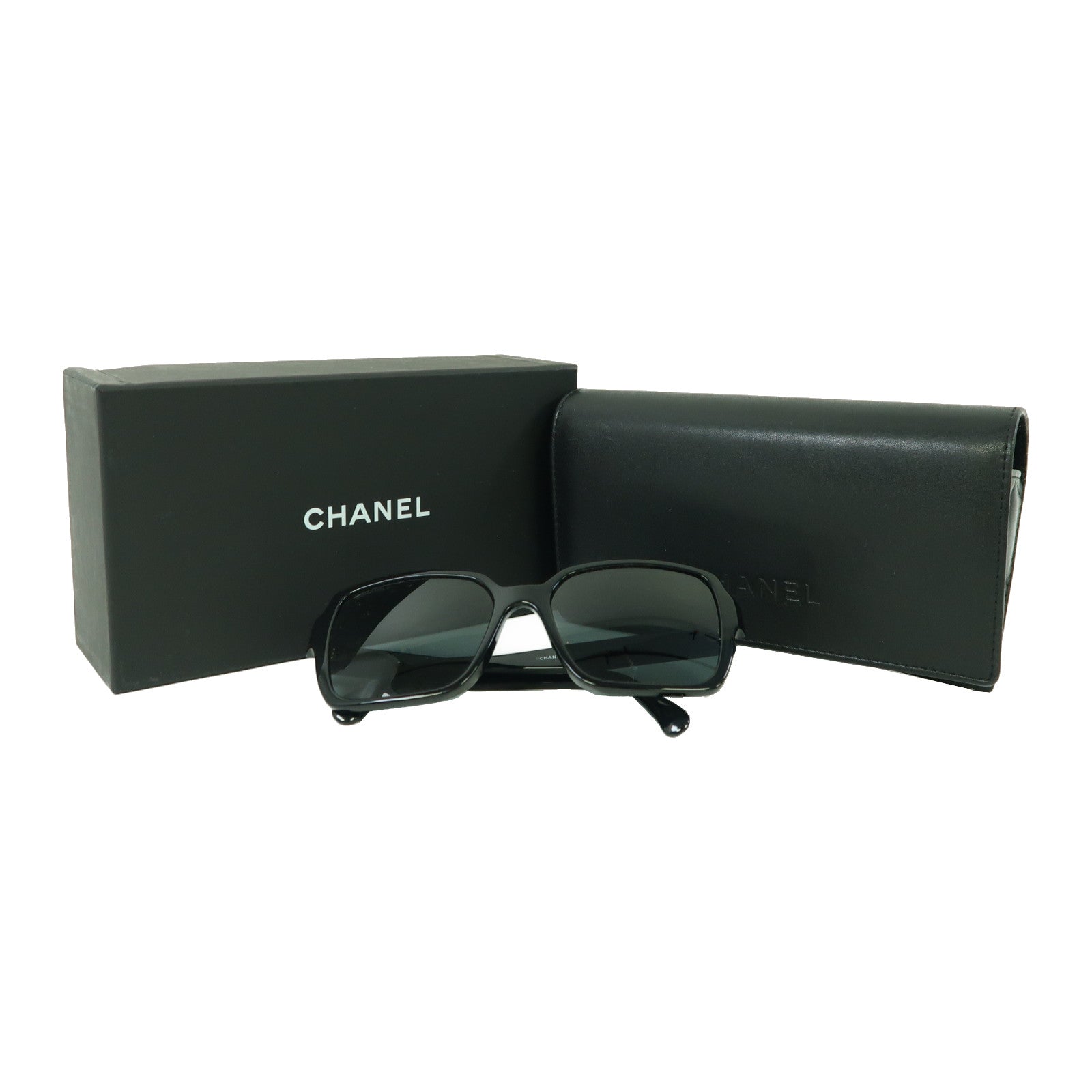 CHANEL PVC Sunglasses太陽眼鏡黑色