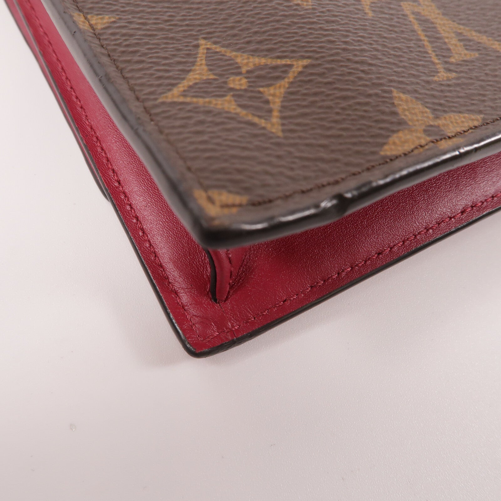 LOUIS VUITTON Monogram Portefeuille Flore鏈帶肩背袋