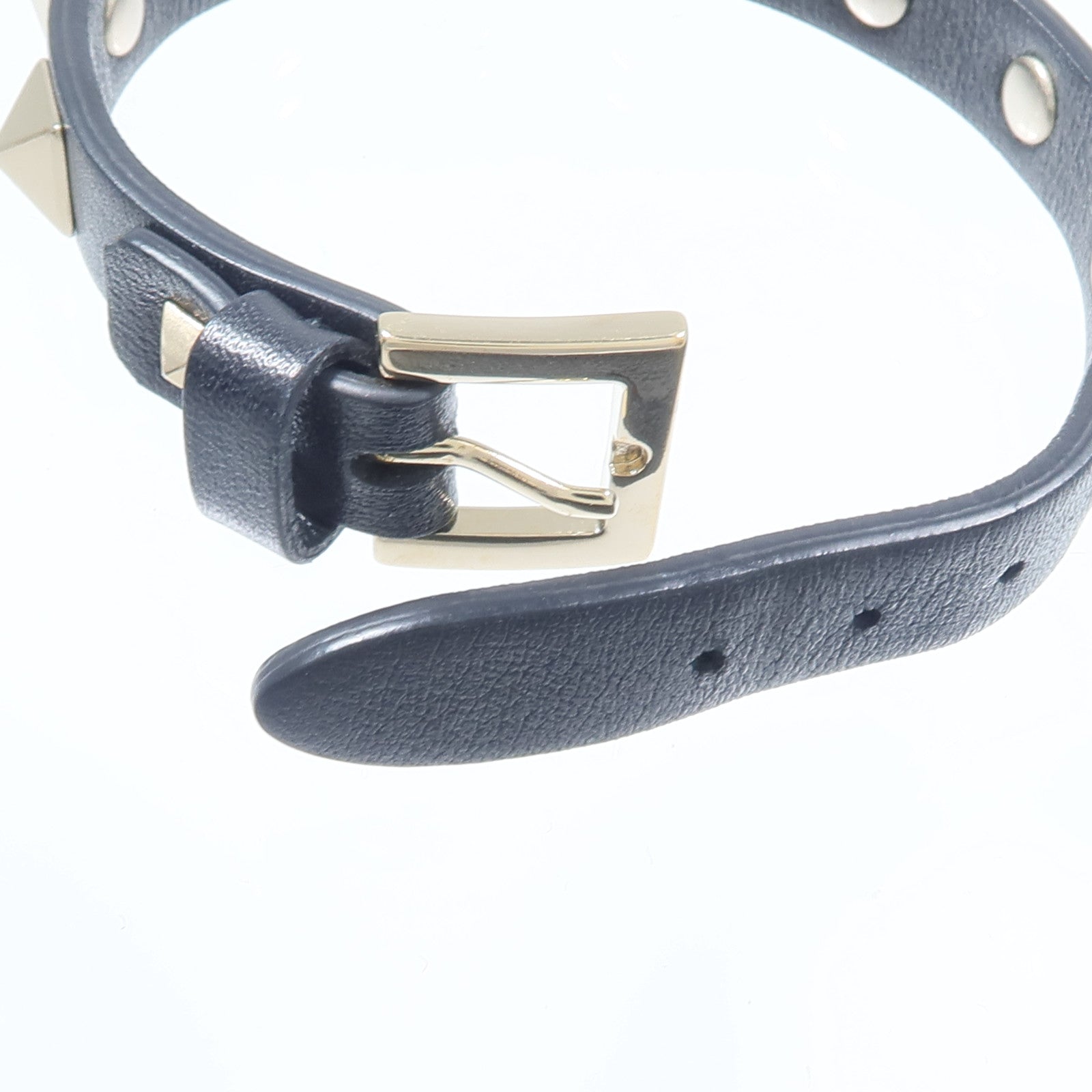 Valentino 牛皮皮革Garavani Rockstud手帶