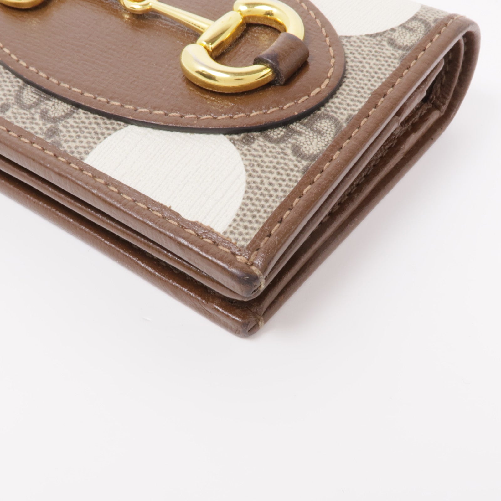 GUCCI 【激減優惠】塗層帆布Wallet金扣錢包