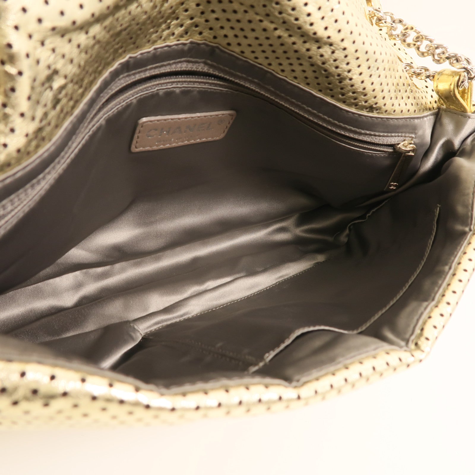 CHANEL 牛皮皮革Shoulder Bag鏈帶肩背袋