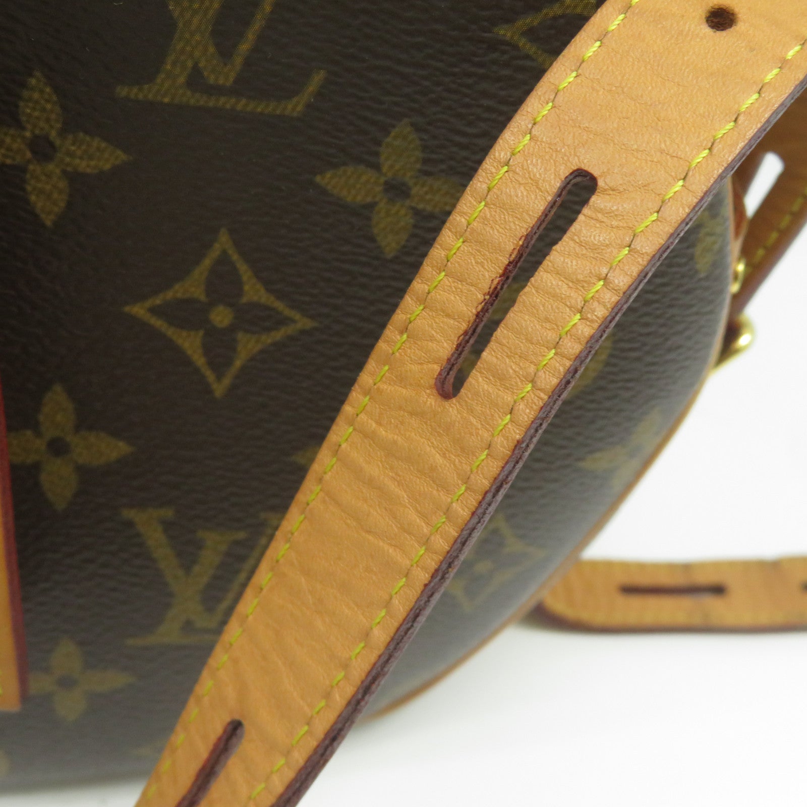 LOUIS VUITTON 【激減優惠】Monogram Boite Chapeau Souple MM金扣肩背袋啡色