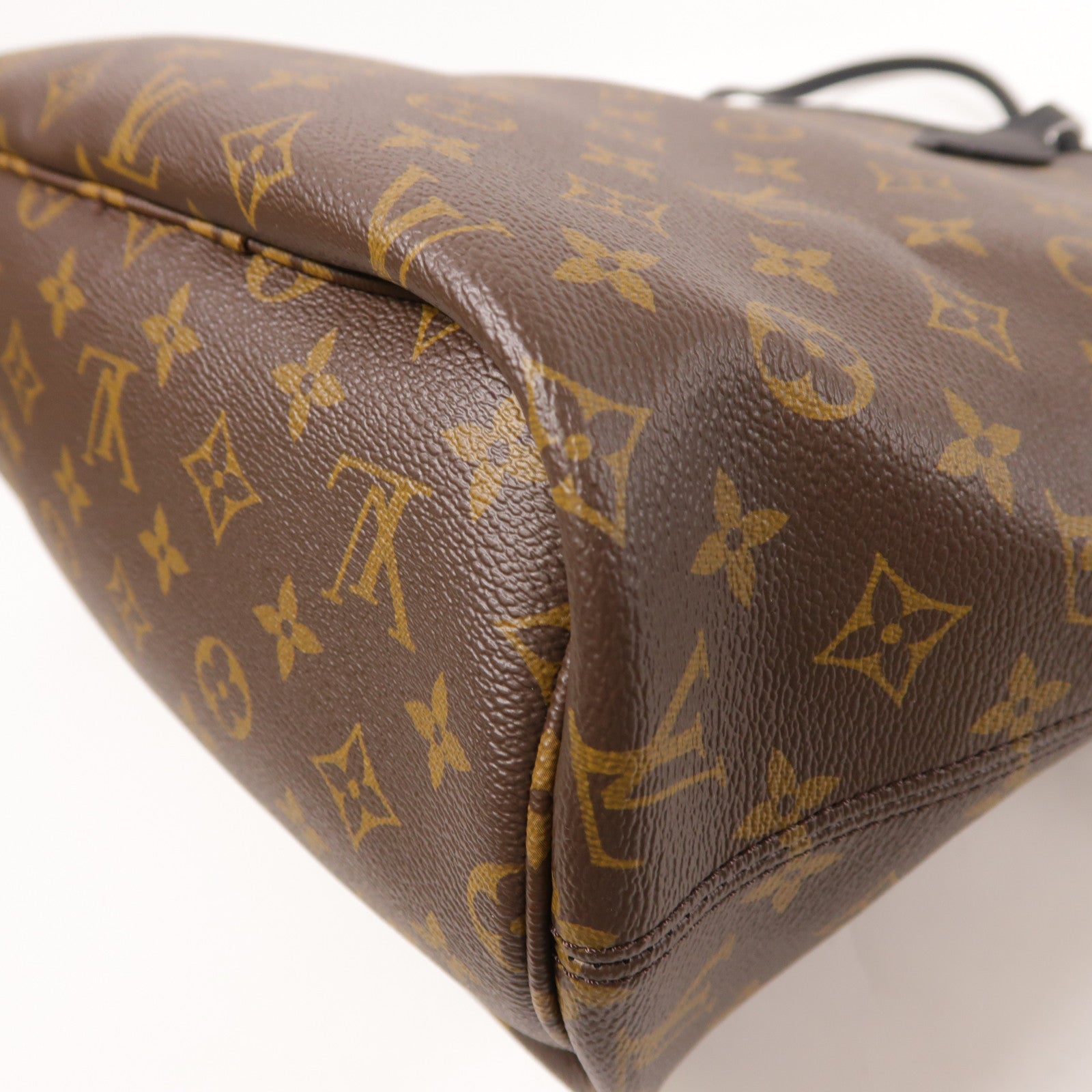 LOUIS VUITTON Monogram Neverfull Inside Out MM金扣手挽袋