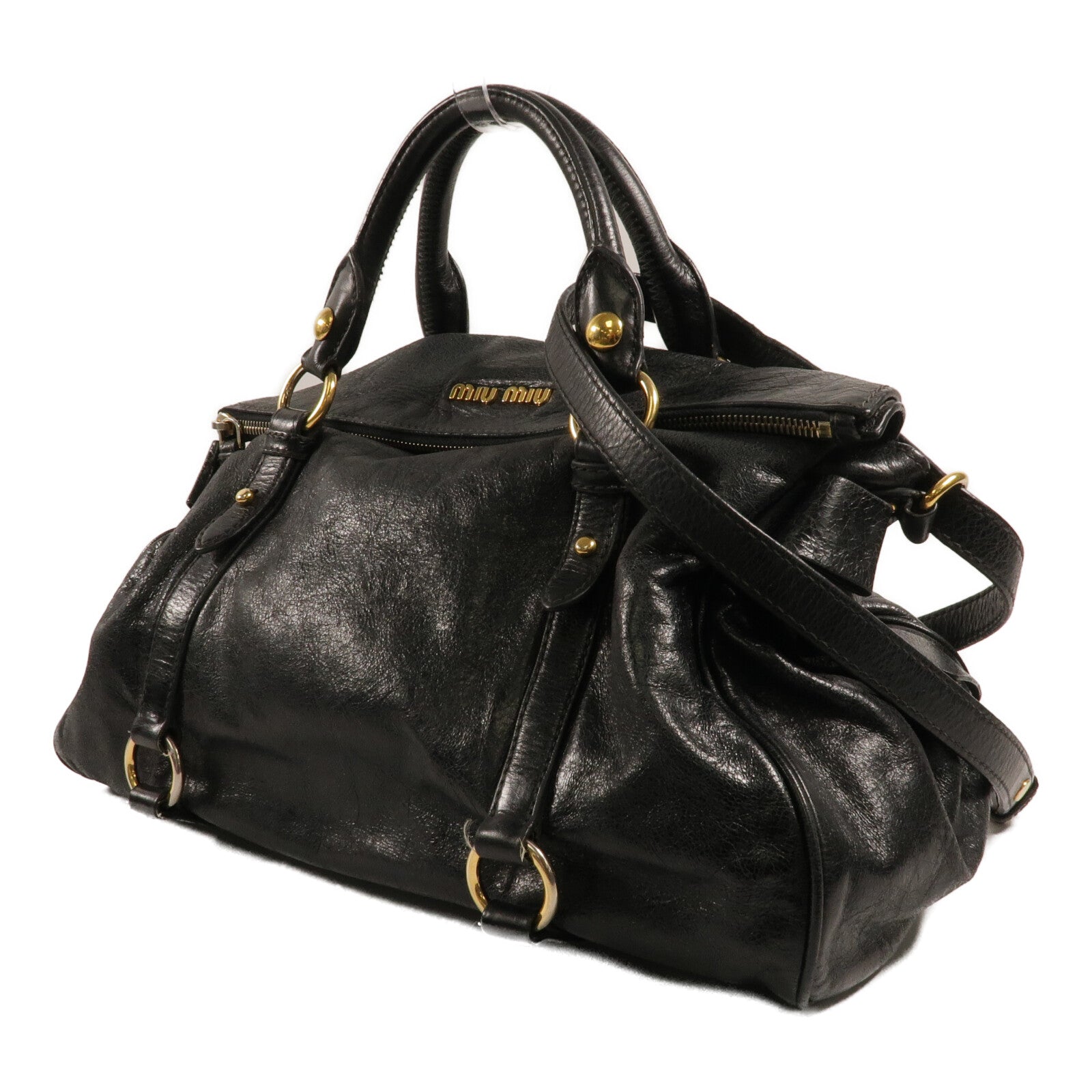 Miu Miu 牛皮皮革Shoulder Bag手挽肩背兩用袋