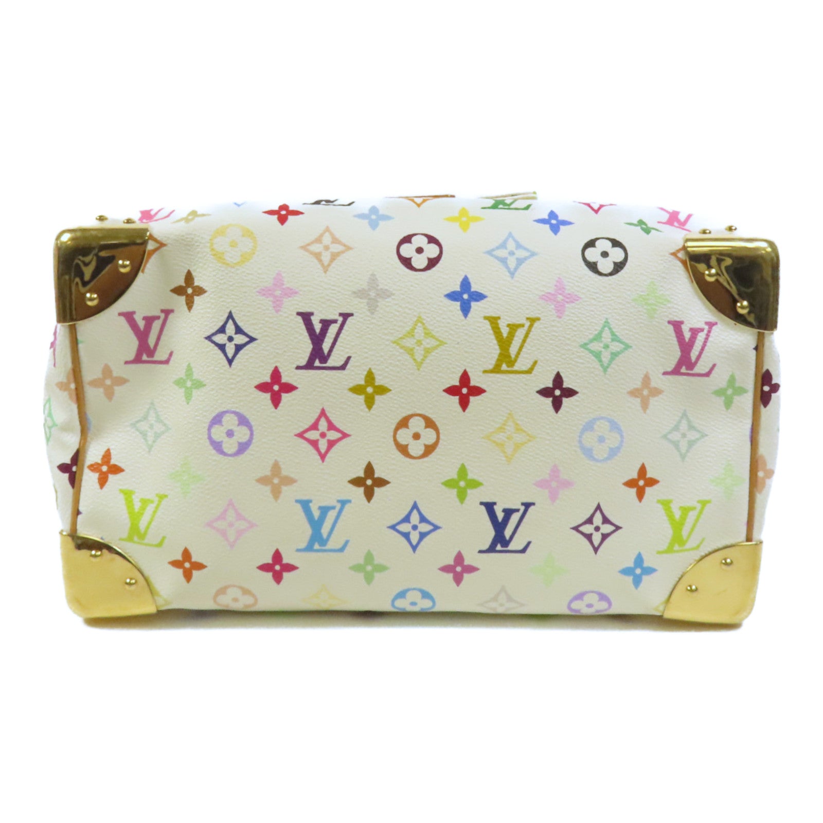 LOUIS VUITTON Monogram Multicolore Speedy 30金扣手挽袋