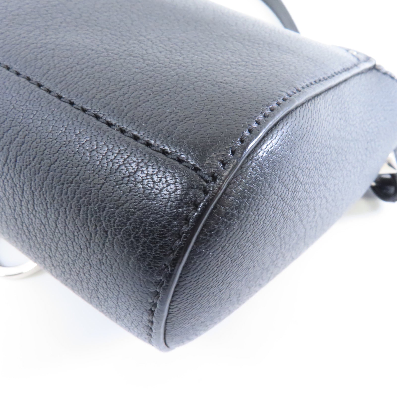 GIVENCHY 【激減優惠】山羊皮皮革Obsedia Crossbody Bag銀扣肩背袋黑色