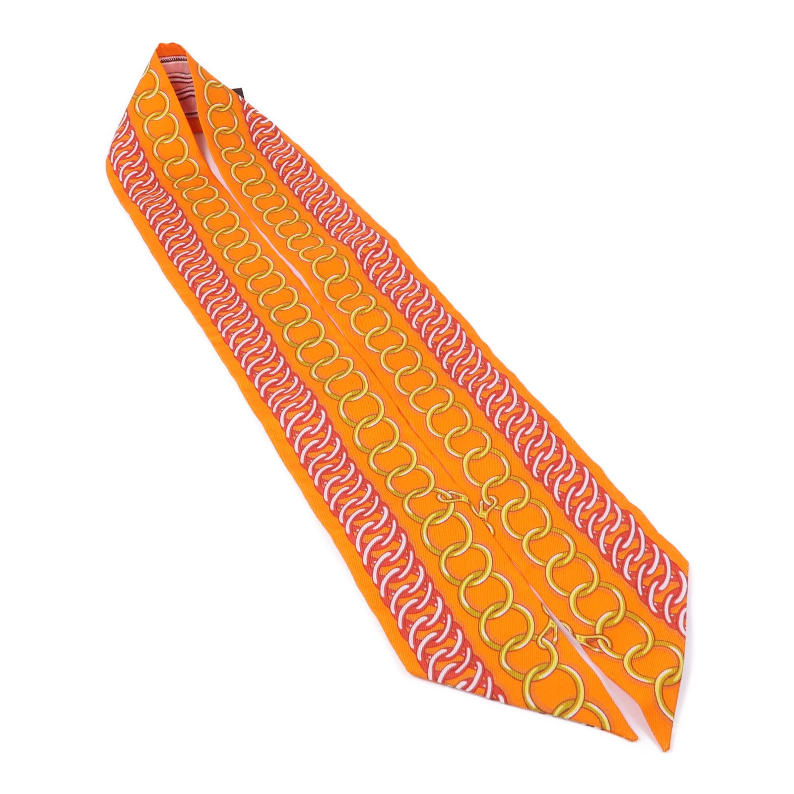 HERMES 【激減優惠】絲質Twilly絲巾