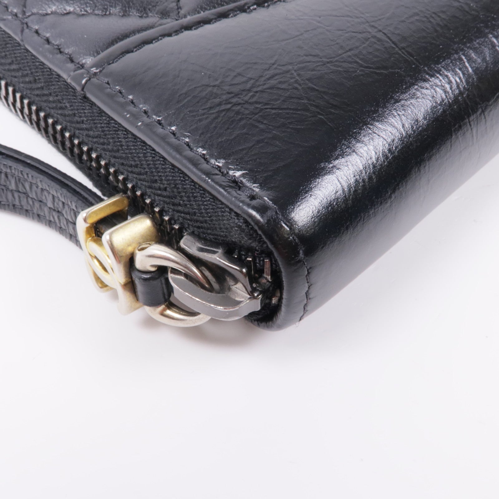 CHANEL 牛皮皮革Zippy Long Wallet銀扣長錢包