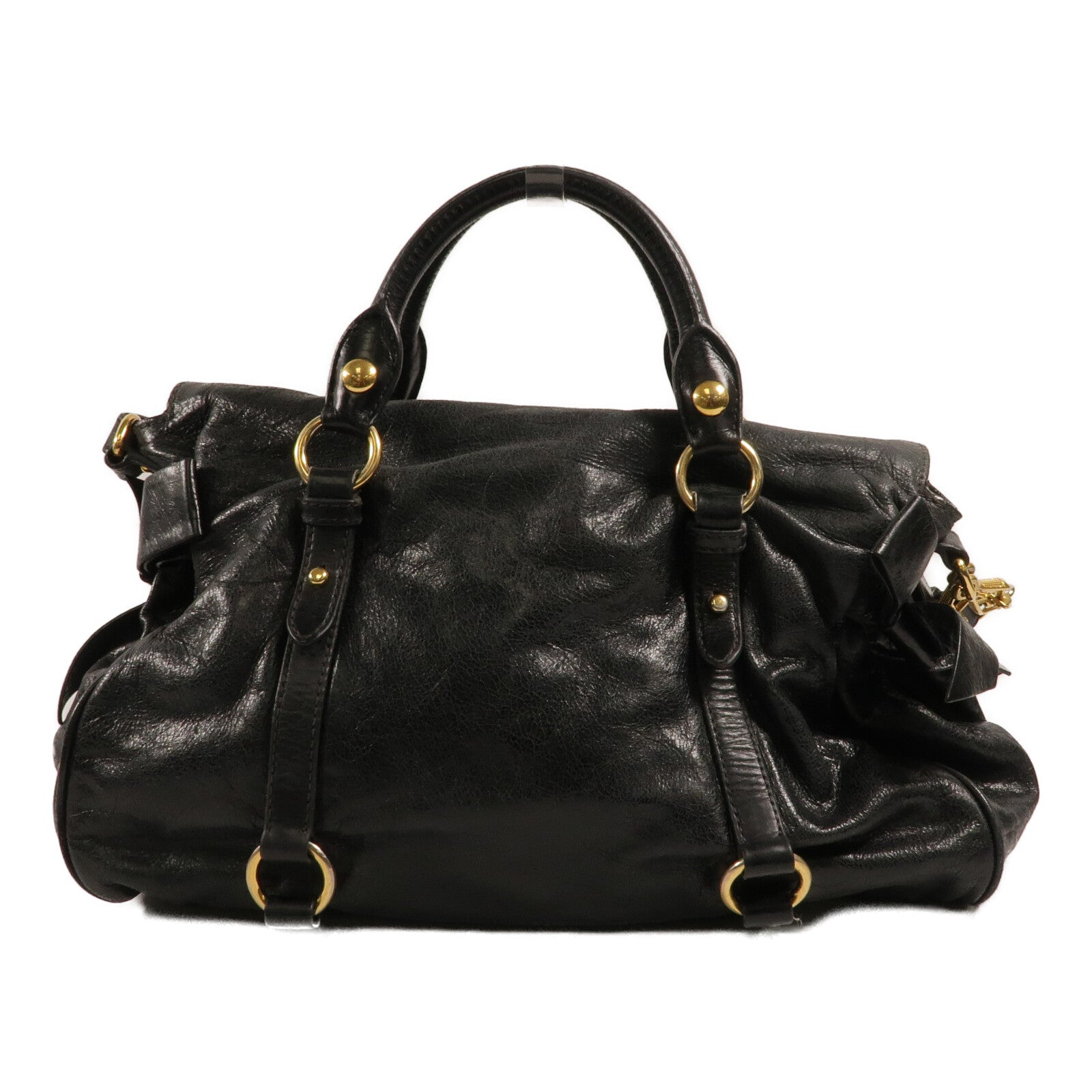 Miu Miu 牛皮皮革Shoulder Bag手挽肩背兩用袋