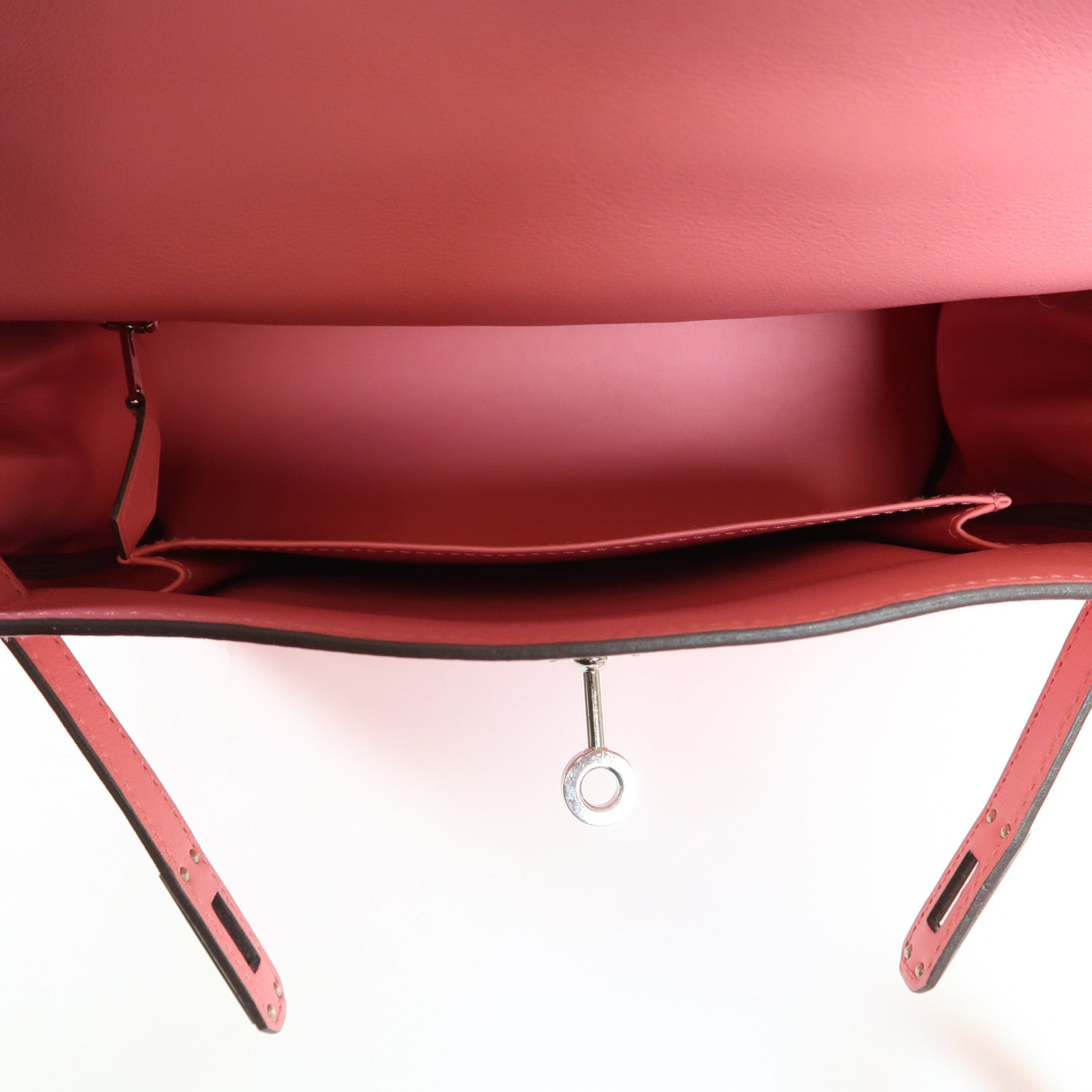 HERMES Swift皮革Kelly 25銀扣手挽肩背兩用袋Rose Ete – Brand