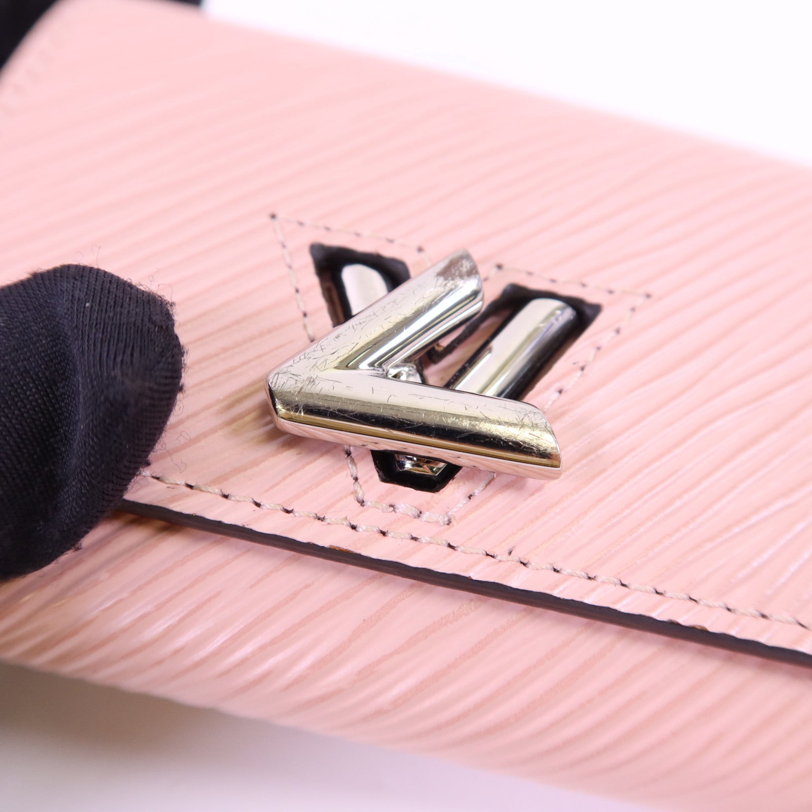 LOUIS VUITTON 【激減優惠】Epi Twist Compact XS Wallet銀扣錢包