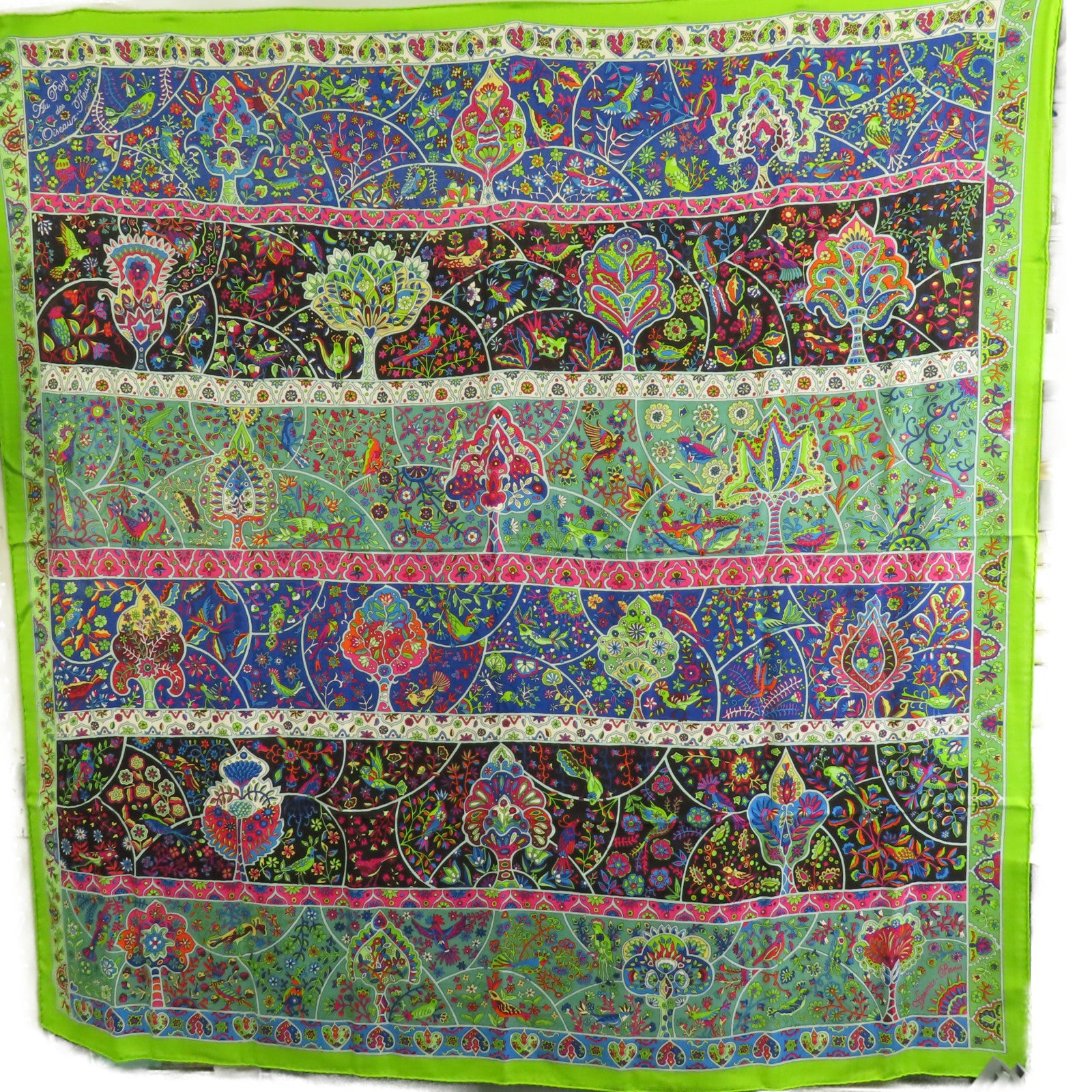 HERMES 羊絨/絲質Scarf圍巾