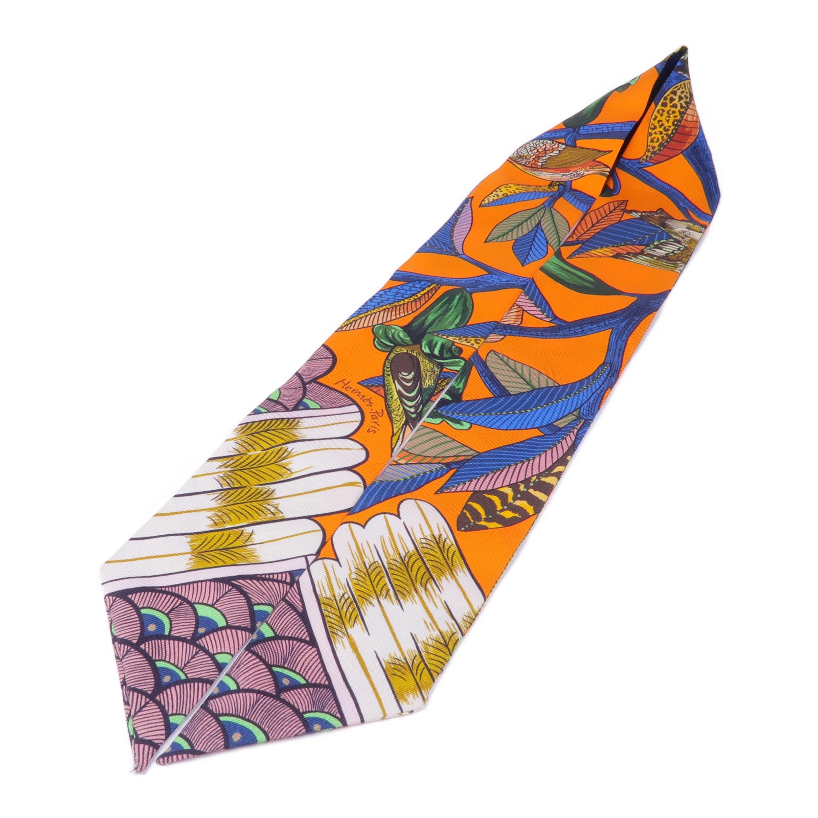 HERMES 絲質Twilly絲巾