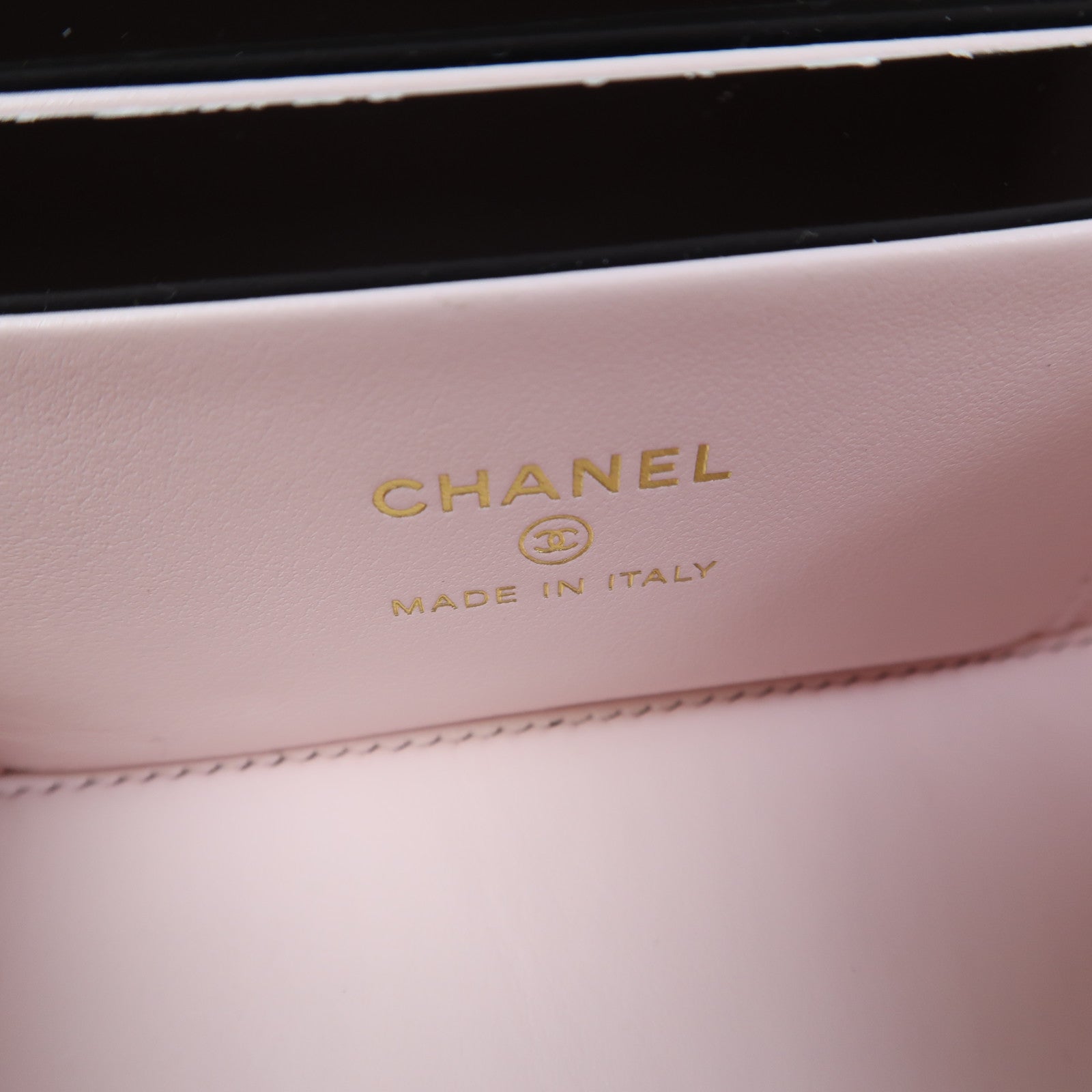 CHANEL 【激減優惠】菱格牛皮皮革Chain Shoulder金扣鏈帶肩背袋粉紅色