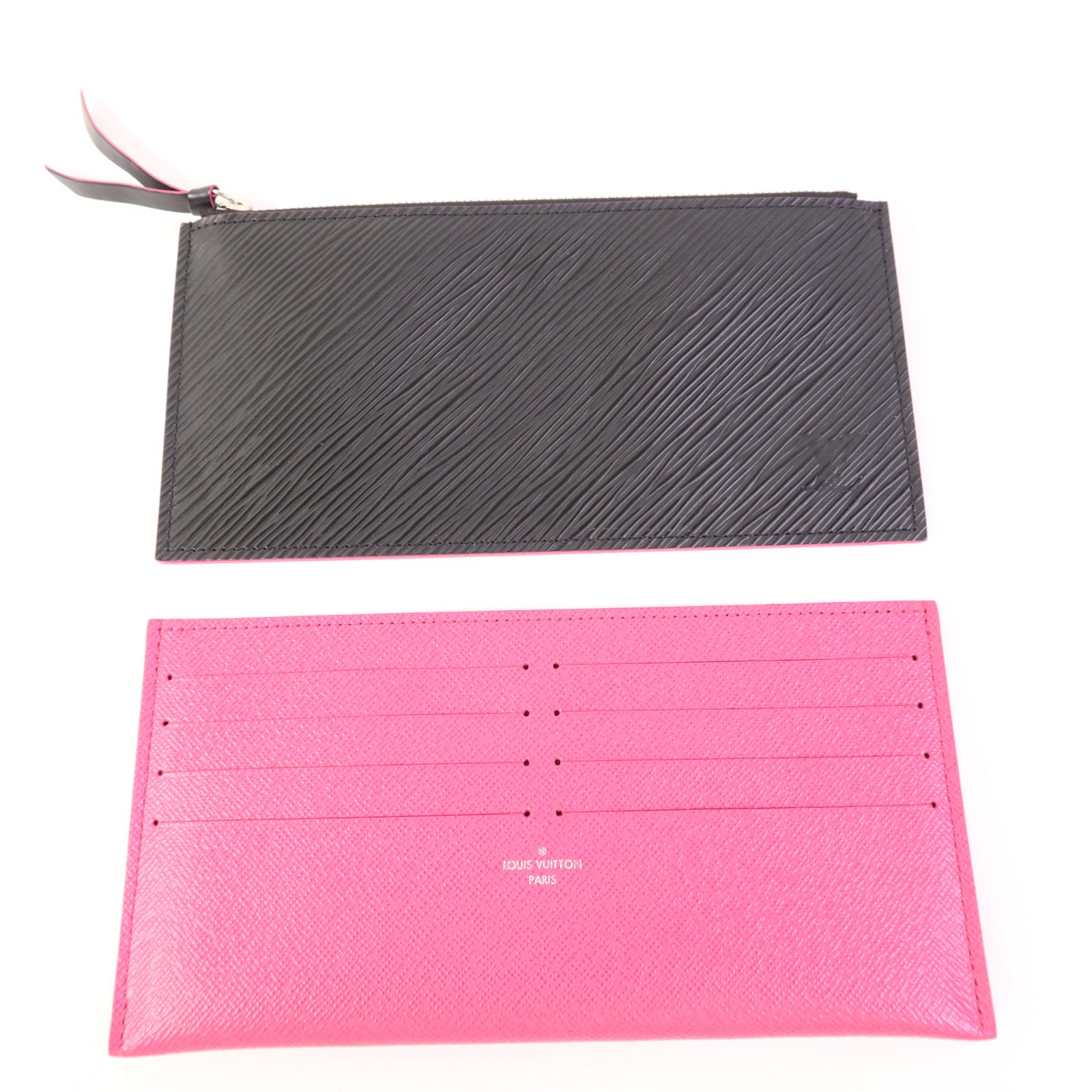 LOUIS VUITTON Epi Pochette Felicie銀扣鏈帶肩背袋