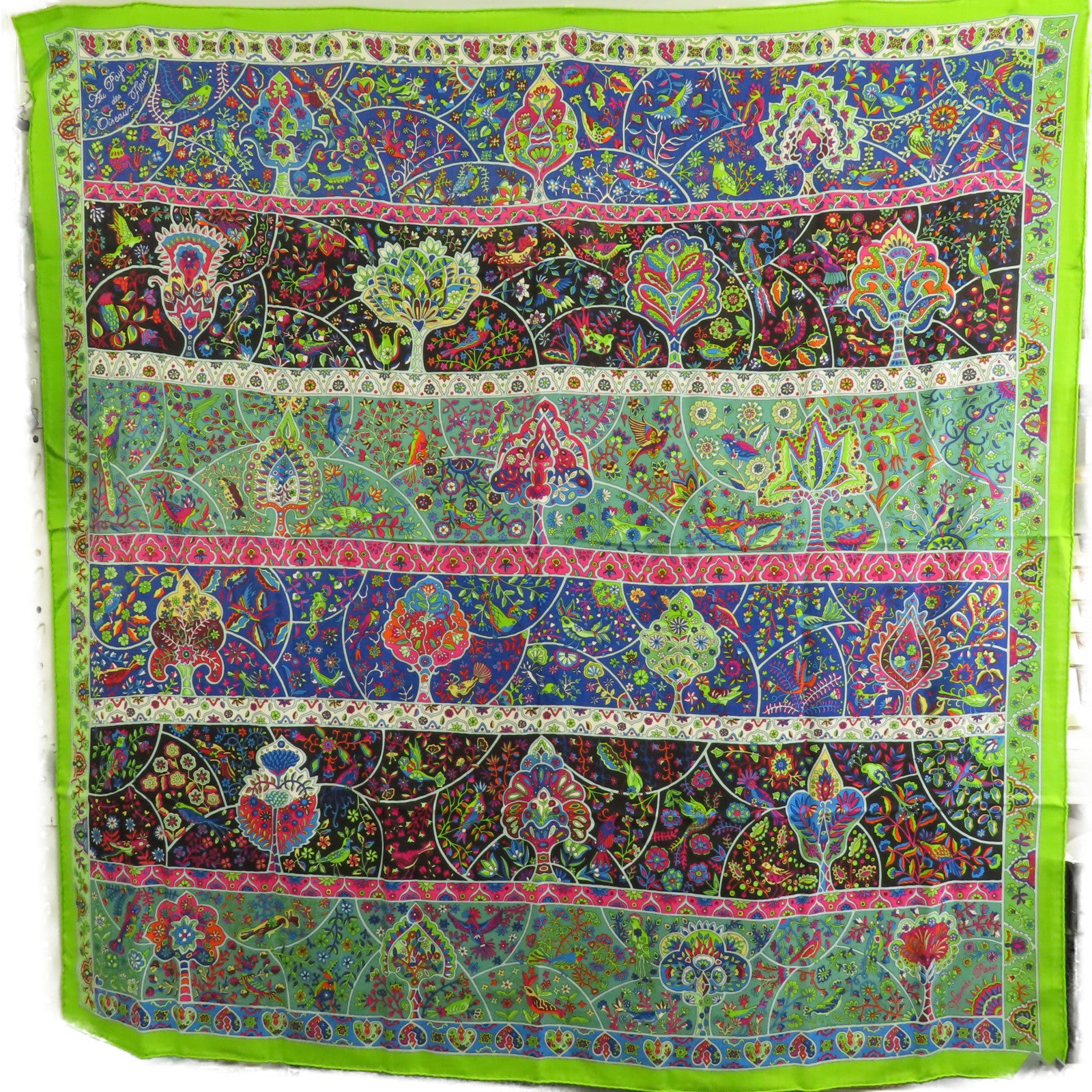 HERMES 羊絨/絲質Scarf圍巾