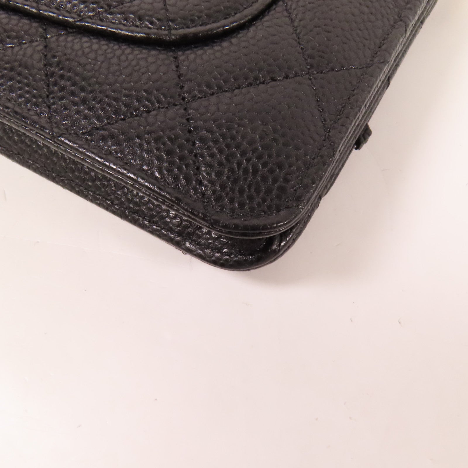 CHANEL 牛皮皮革WOC Wallet On Chain金扣鏈帶肩背袋