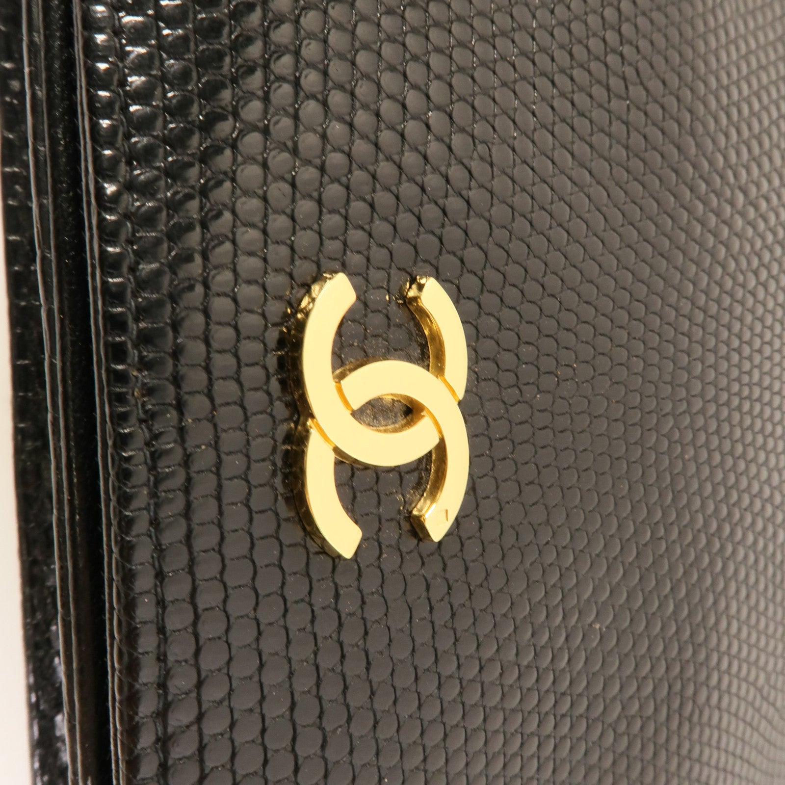 CHANEL 蜥蜴皮革Vintage Chain Shoulder肩背袋