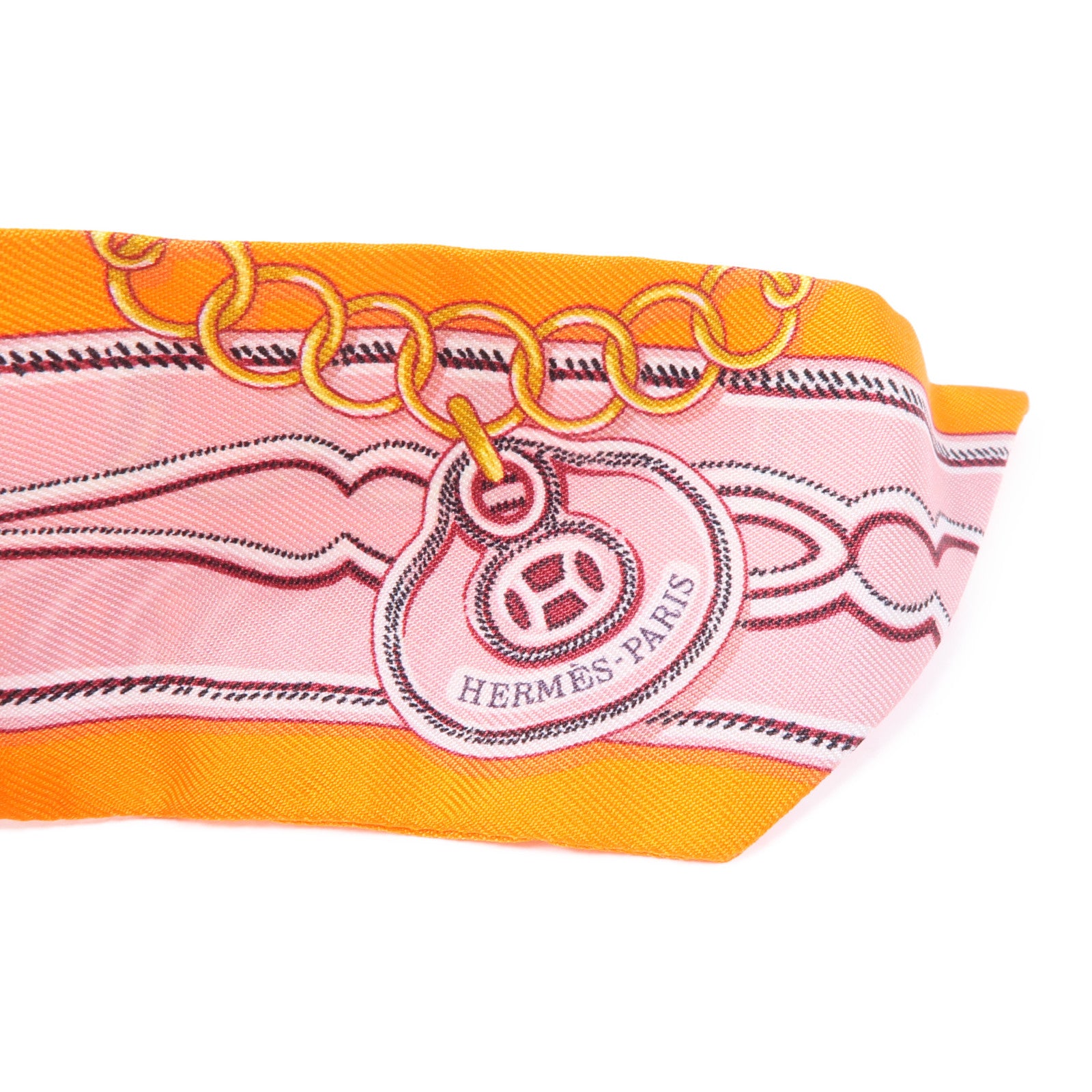 HERMES 【激減優惠】絲質Twilly絲巾