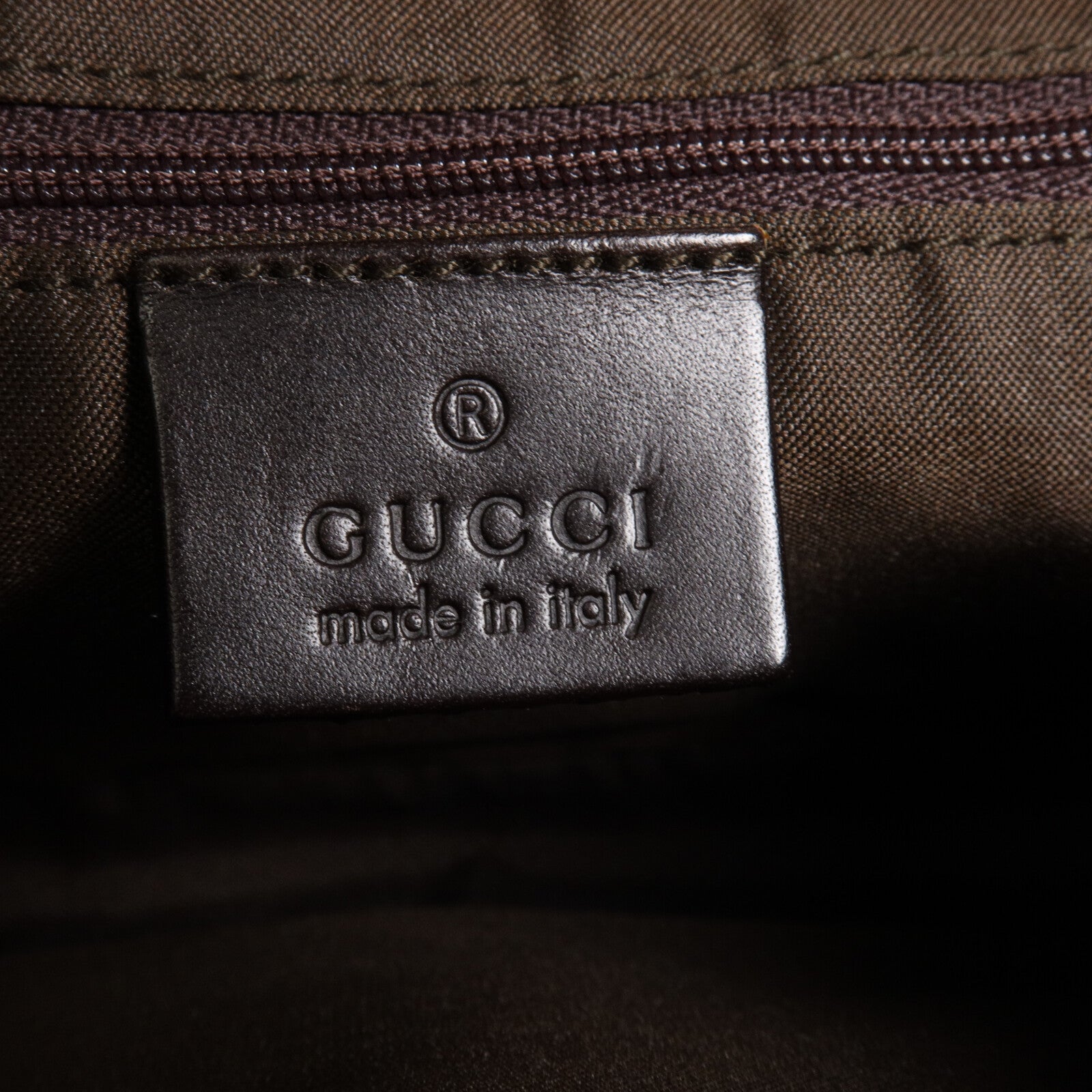 GUCCI 帆布/皮革Shoulder Bag肩背袋