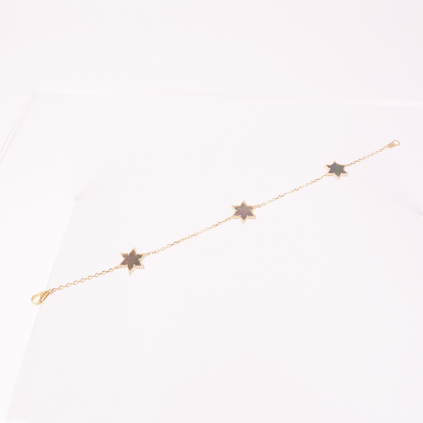 JEWELRY 【激減優惠】18K玫瑰金Mother Of Pearl Bracelet珍珠母貝手鏈