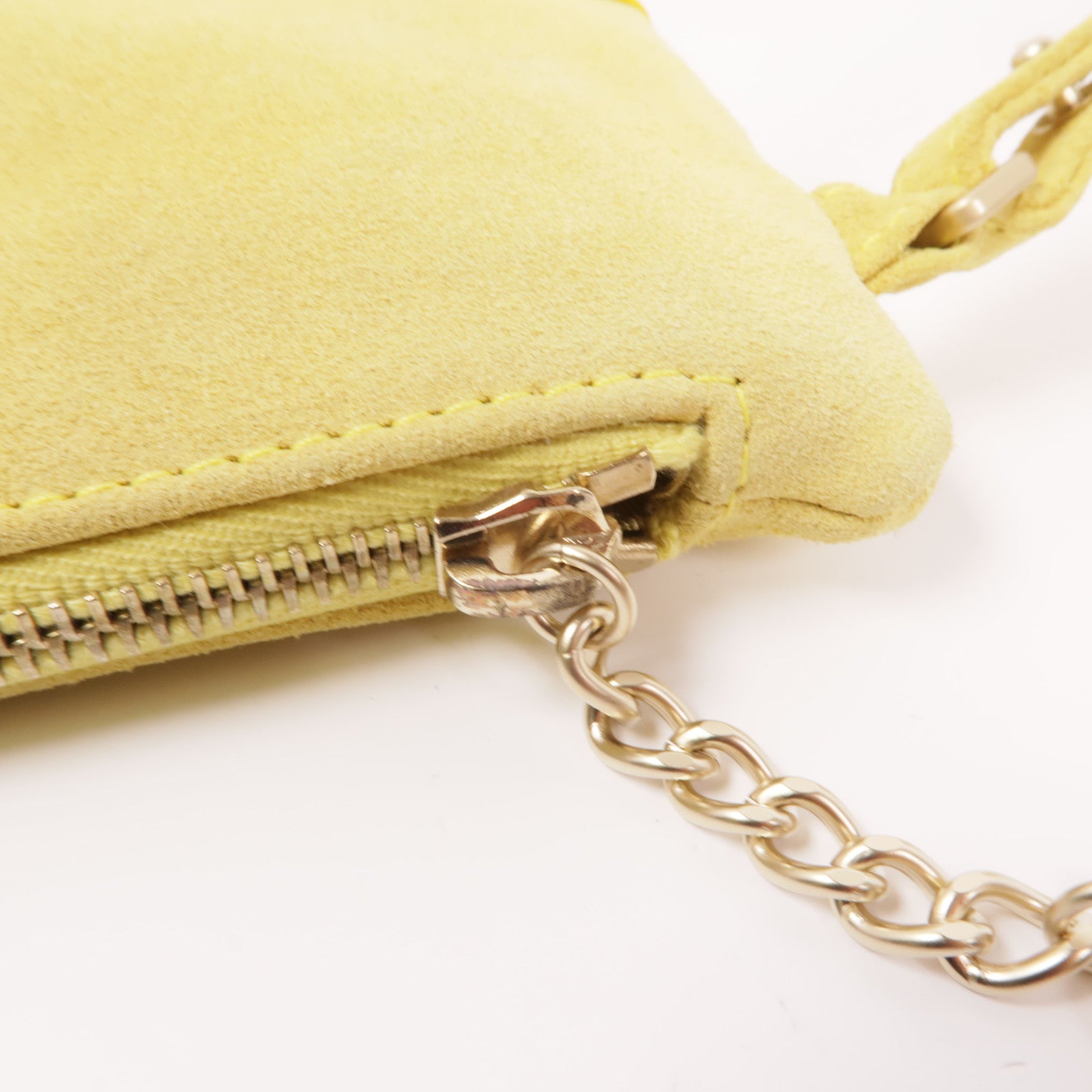 CHANEL 【激減優惠】麂皮皮革Clutch Bag金扣手拿包