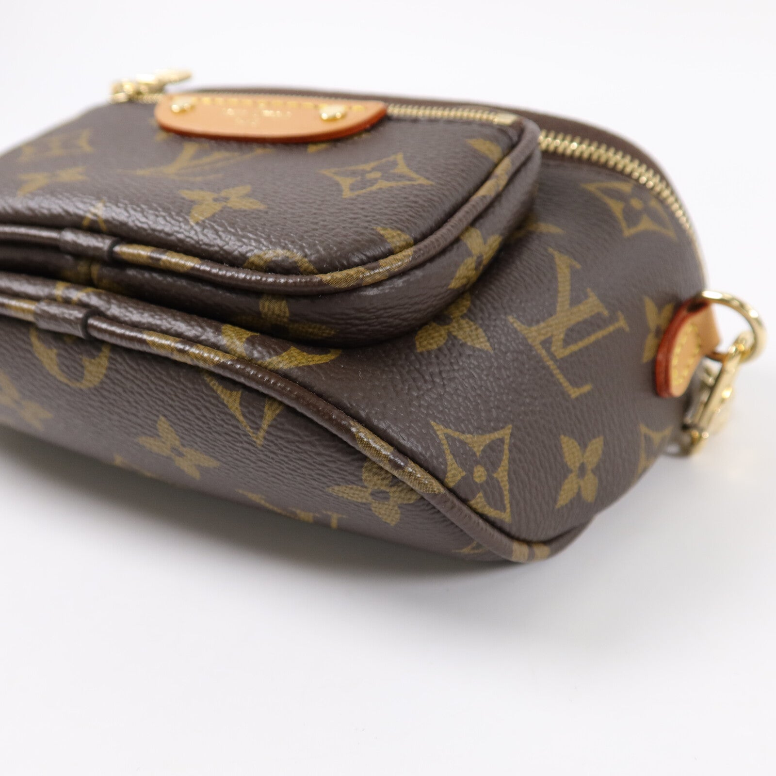 LOUIS VUITTON Monogram Mini Bumbag手挽肩背兩用袋棕色