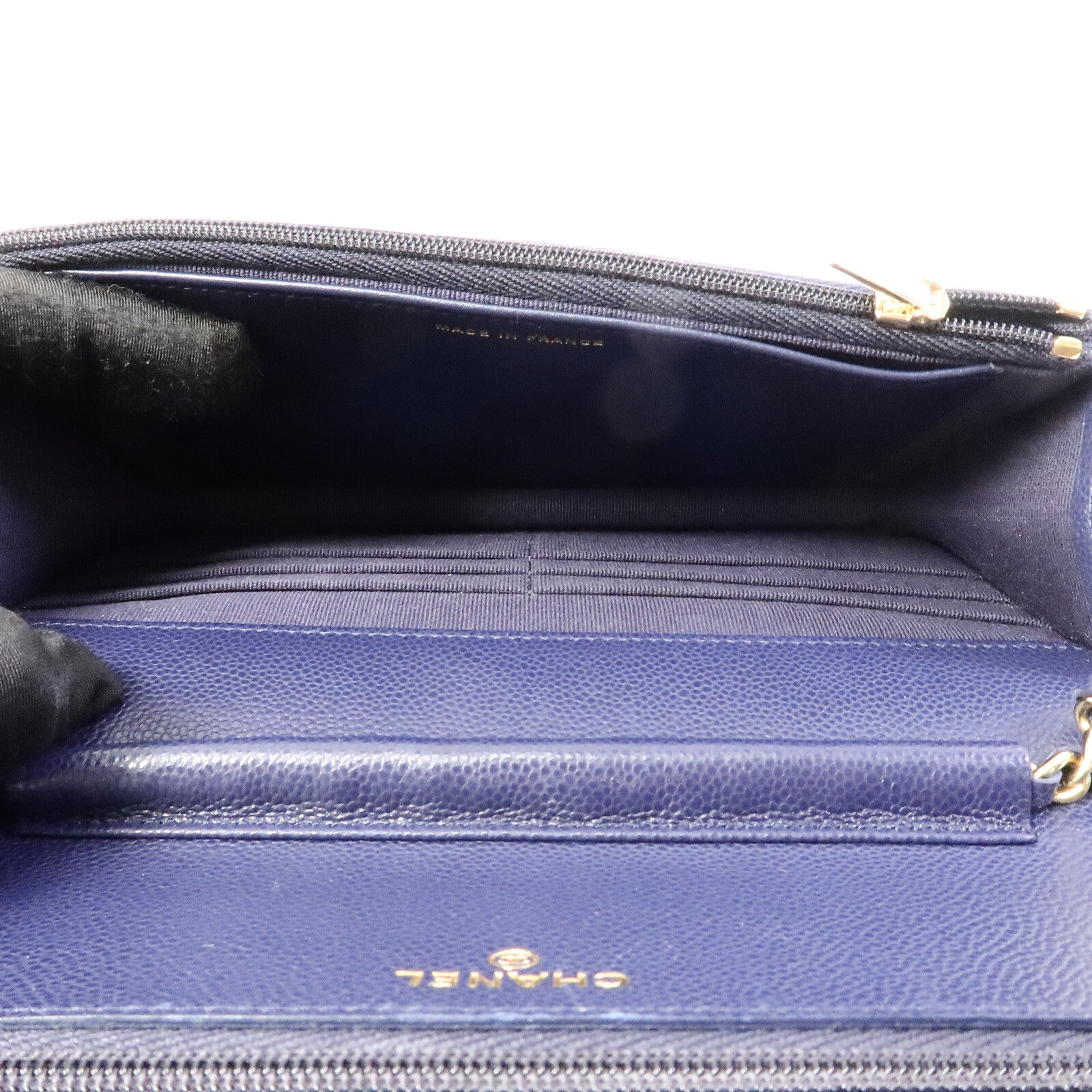 CHANEL 牛皮皮革WOC Wallet On Chain鏈帶肩背袋