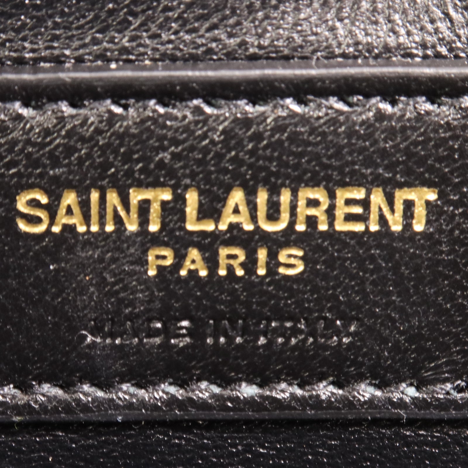 SAINT LAURENT 牛皮皮革Small Envelope金扣鏈帶肩背袋