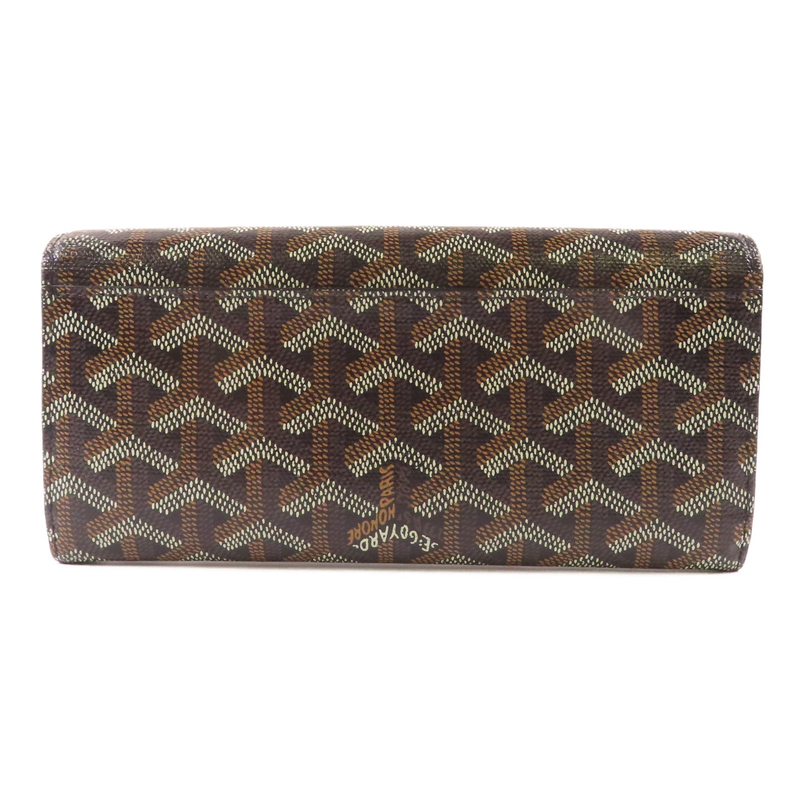 GOYARD 塗層帆布Long Wallet銀扣長錢包