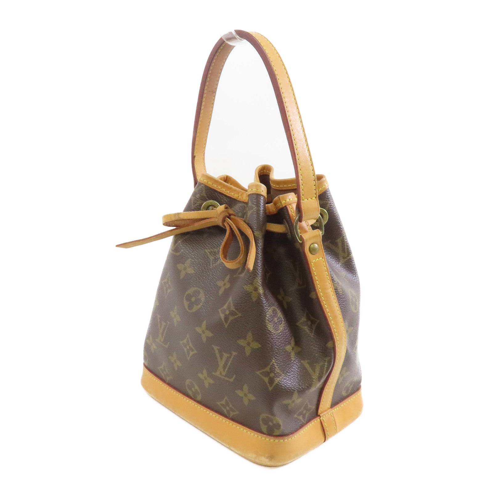 LOUIS VUITTON Monogram Mini Noe金扣手挽袋啡色