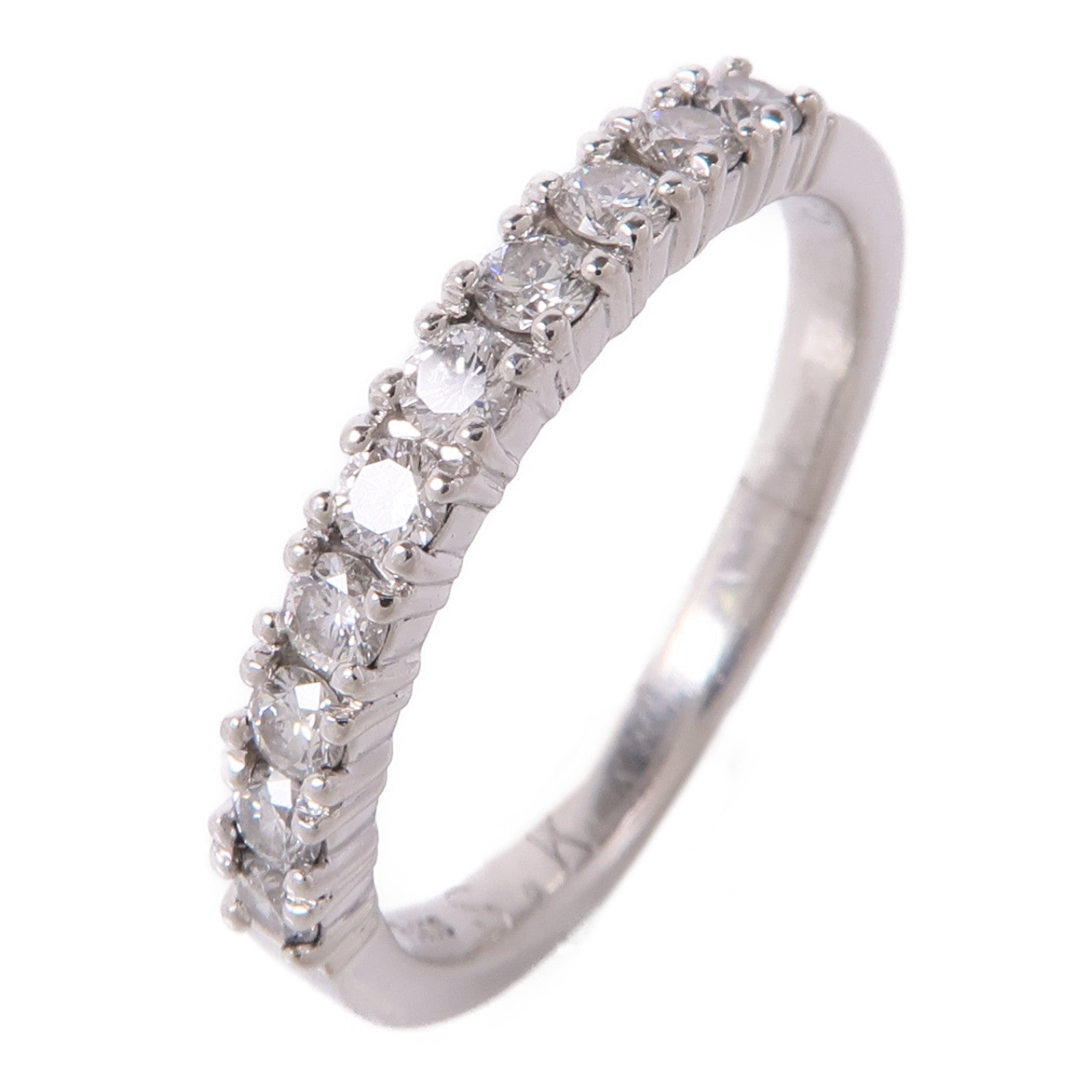 JEWELRY Diamond Ring PT900 Platinum US#9