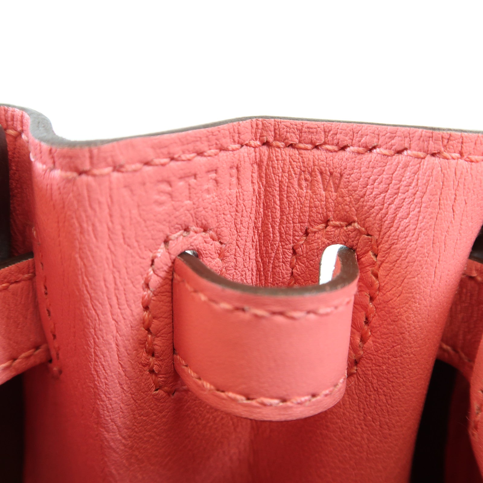 HERMES Swift皮革Kelly 25銀扣手挽肩背兩用袋Rose Ete