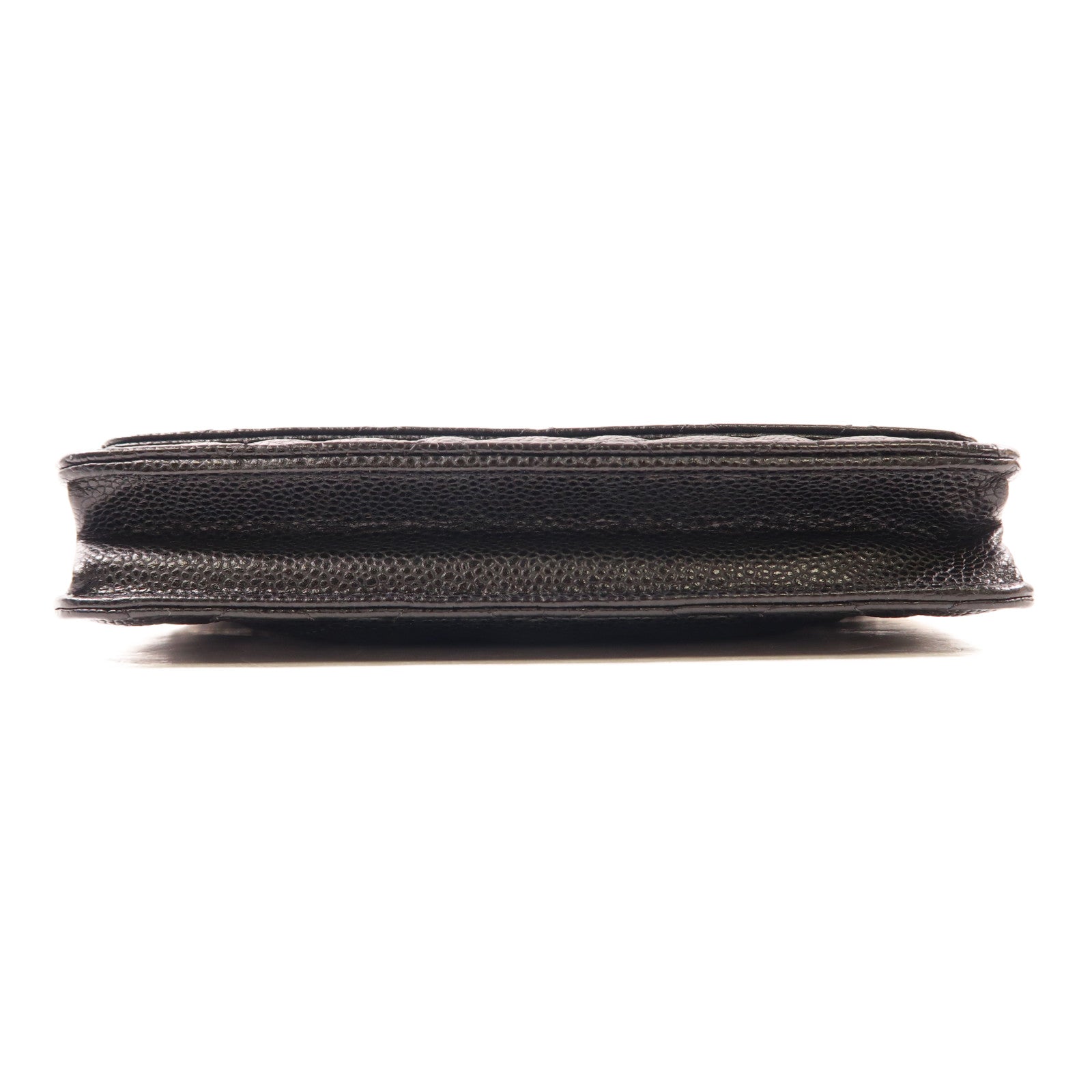 CHANEL 牛皮皮革WOC Wallet On Chain銀扣鏈帶肩背袋