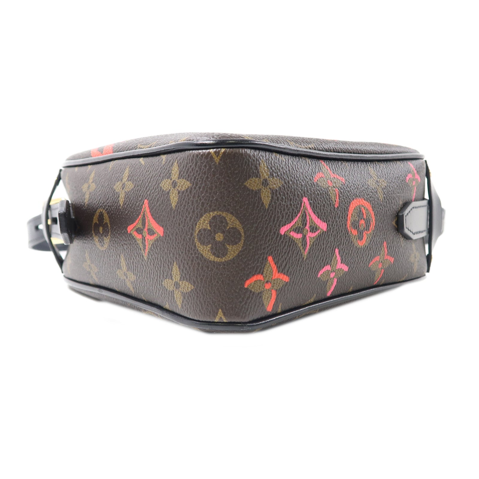 LOUIS VUITTON Monogram Sac Coeur Fall In Love金扣肩背袋棕色