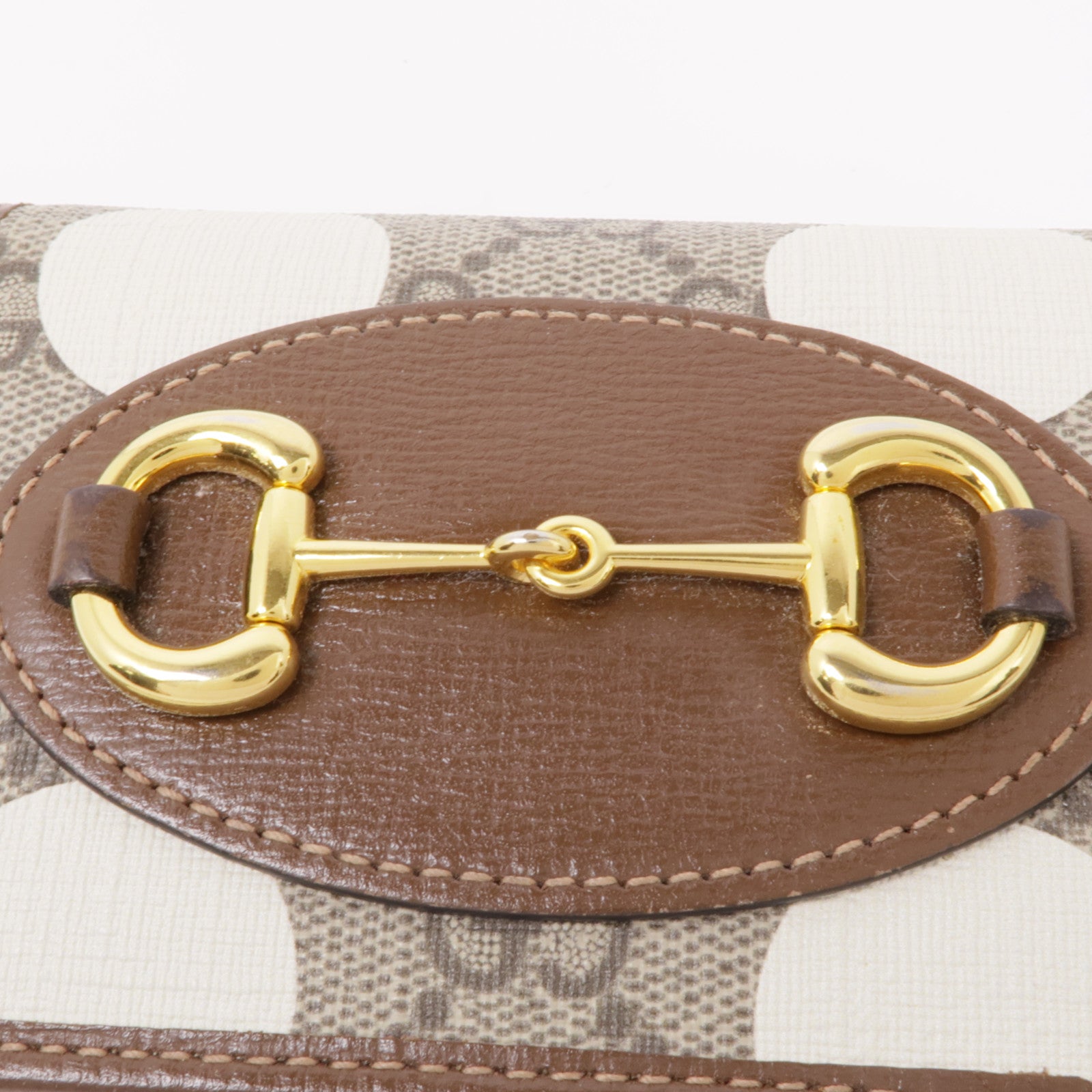 GUCCI 【激減優惠】塗層帆布Wallet金扣錢包