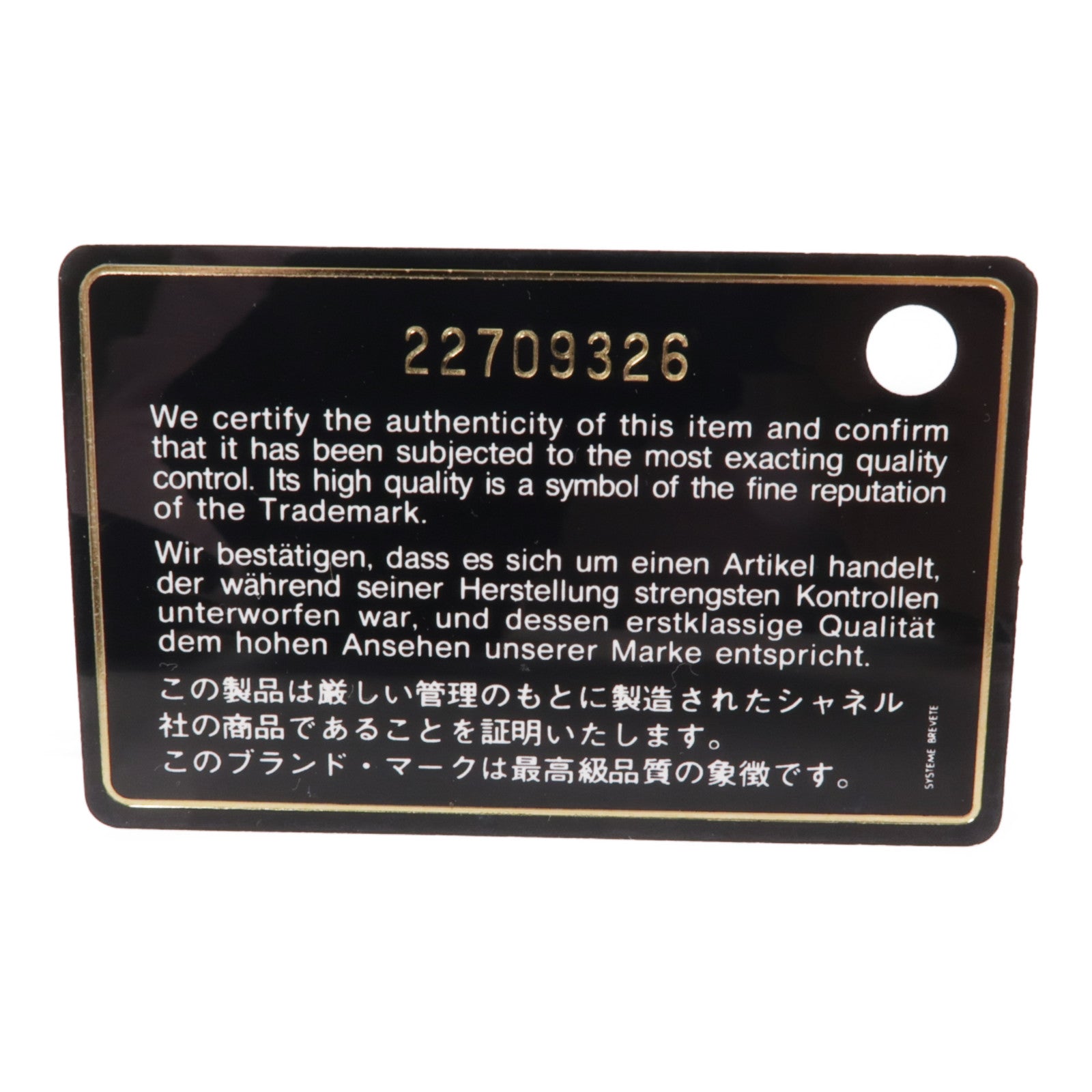 CHANEL 牛皮皮革Long Wallet銀扣長錢包