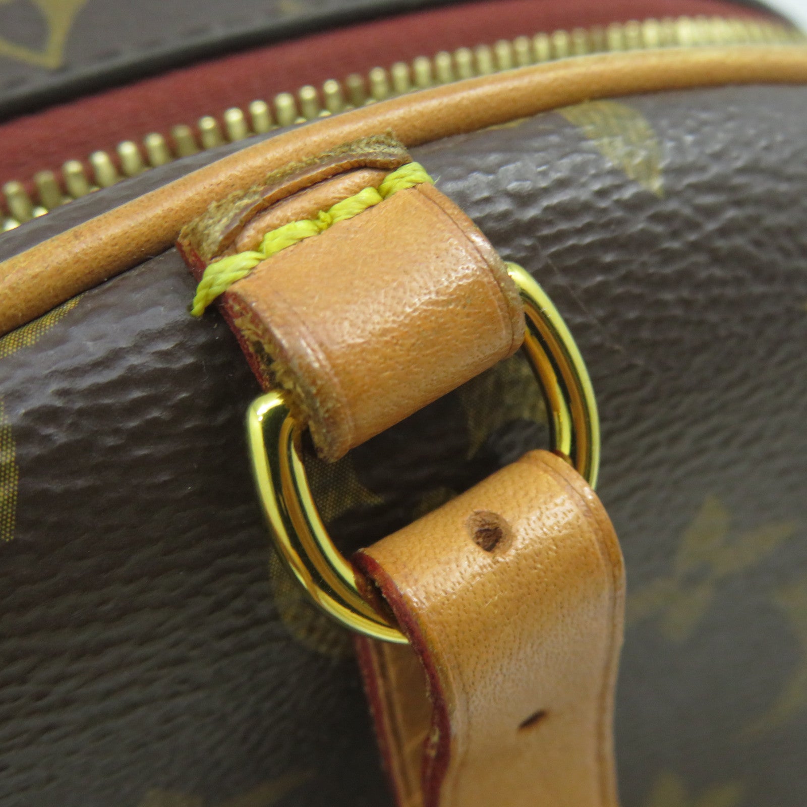 LOUIS VUITTON 【激減優惠】Monogram Boite Chapeau Souple MM金扣肩背袋啡色