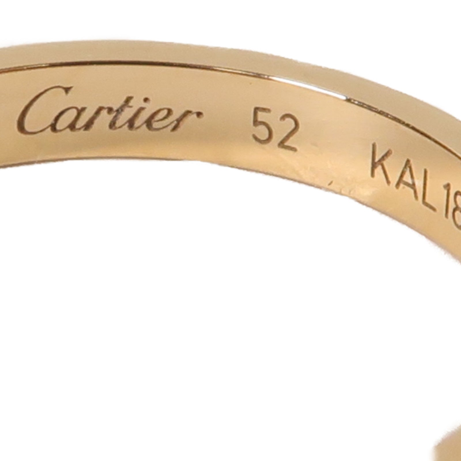 CARTIER 【激減優惠】18K玫瑰金Diamond Love Ring鑽石戒指US#6/Cartier#52