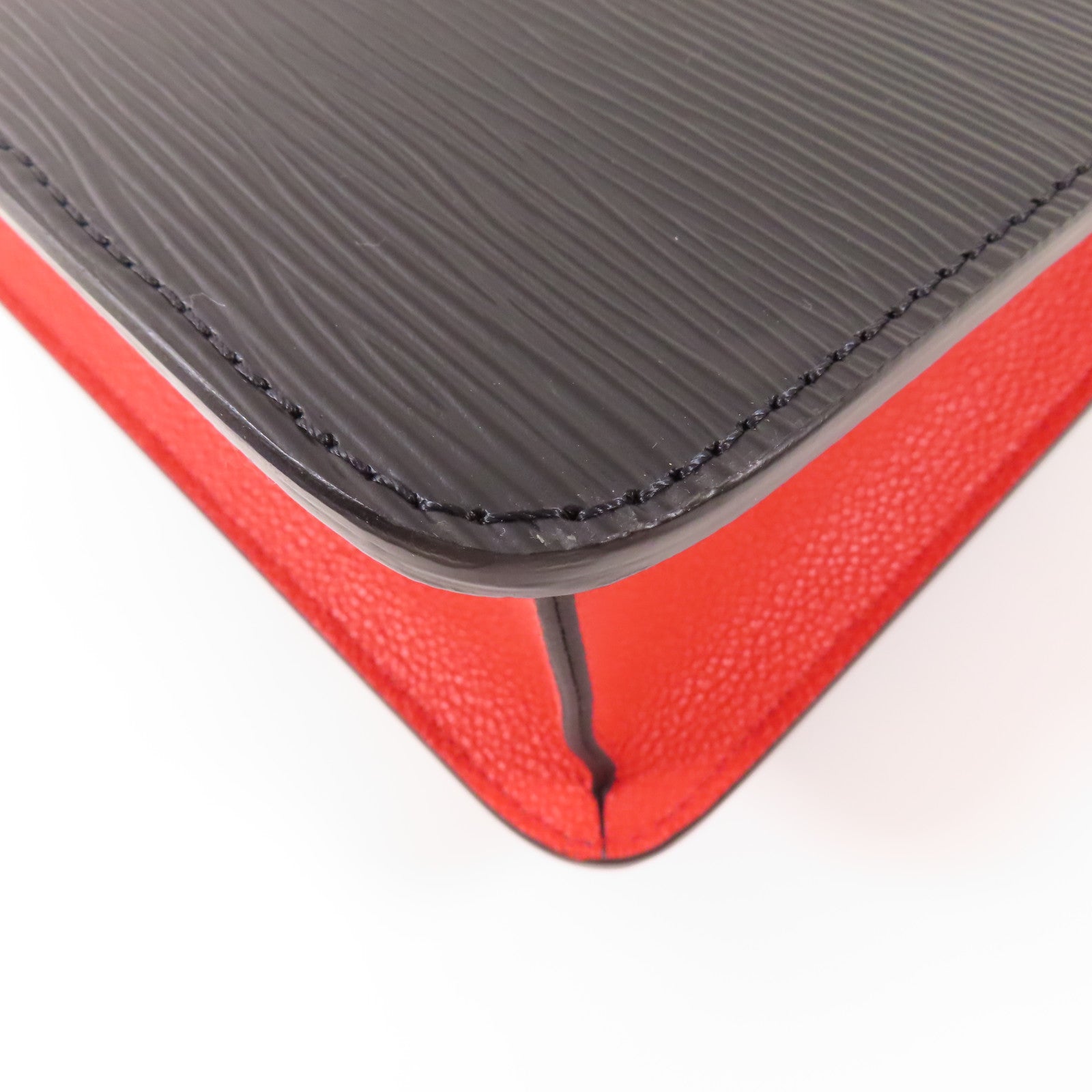 LOUIS VUITTON LV SHW Noe Monceau 2 Way Shoulder Bag M55403 Epi Black/Red