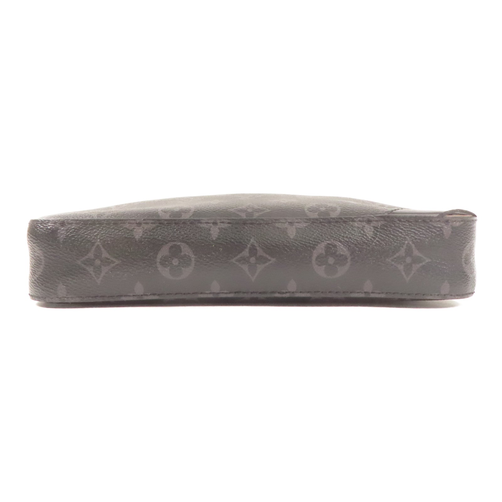 LOUIS VUITTON Monogram Eclipse Reverse Trio Messenger銀扣肩背袋
