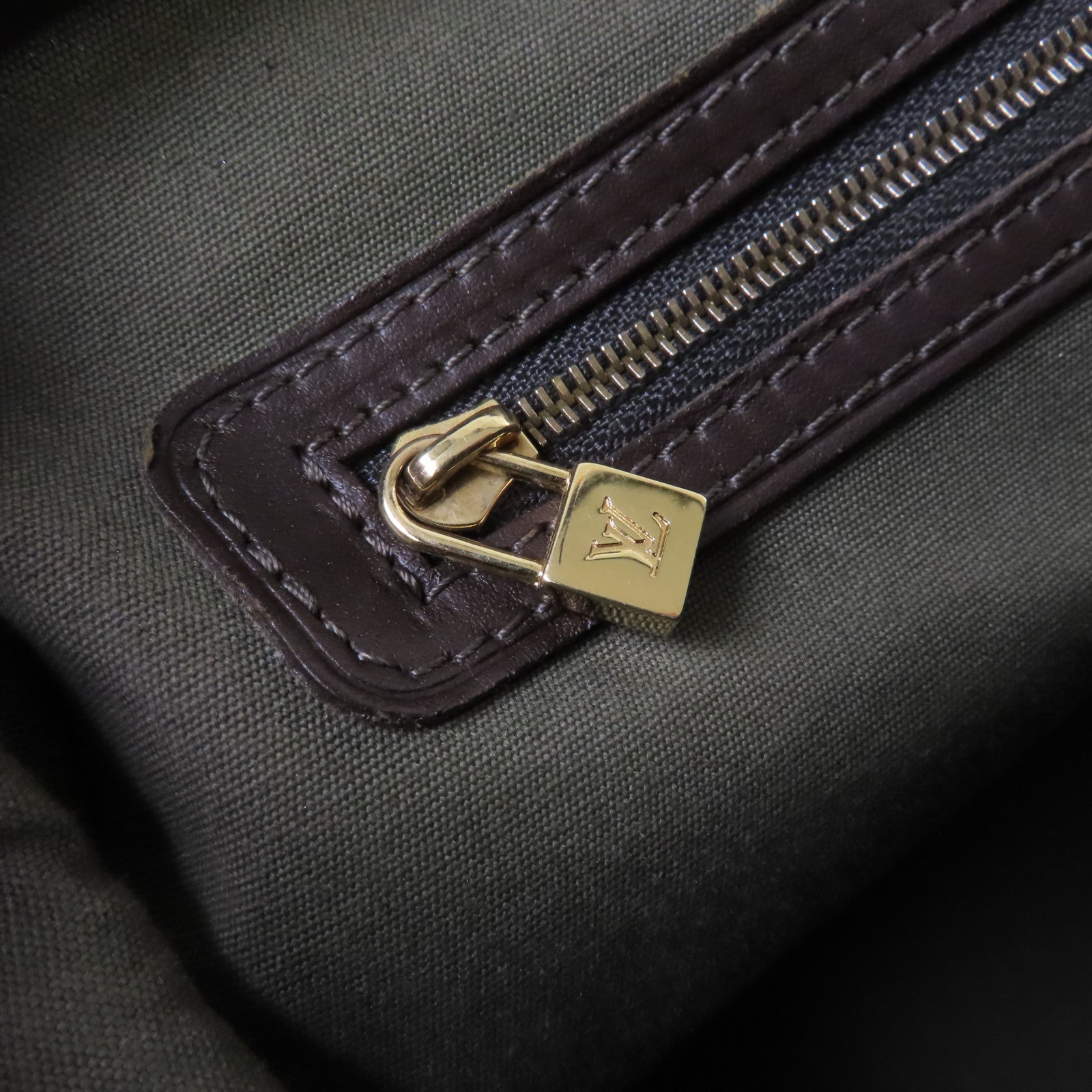 LOUIS VUITTON 【激減優惠】Monogram Mini Josephine PM Handbag金扣手挽袋綠色/啡色