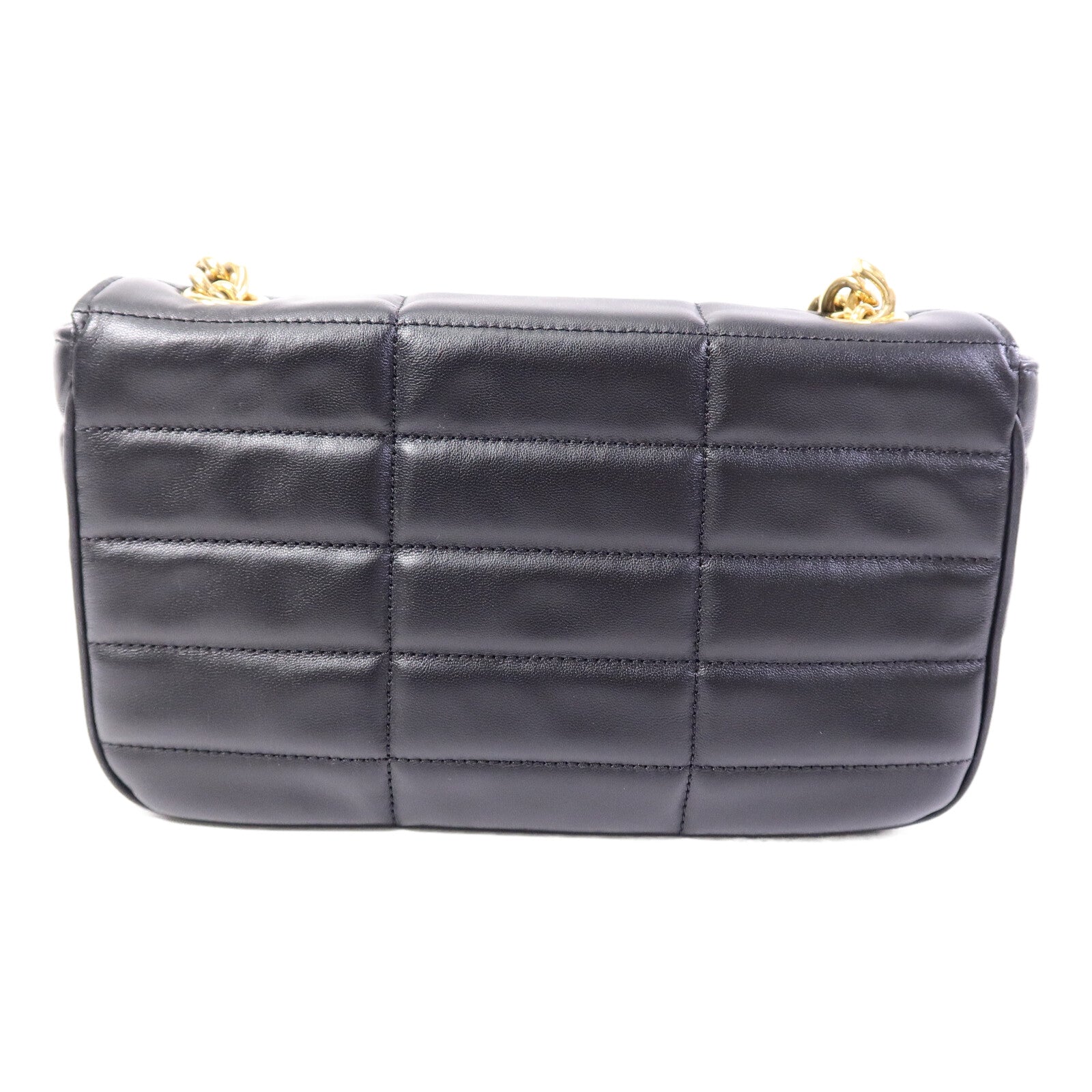 CELINE 羊皮皮革Matelasse Bag鏈帶肩背袋