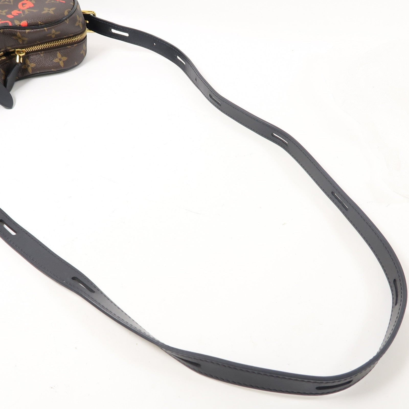 LOUIS VUITTON Monogram Sac Coeur Fall In Love金扣肩背袋棕色
